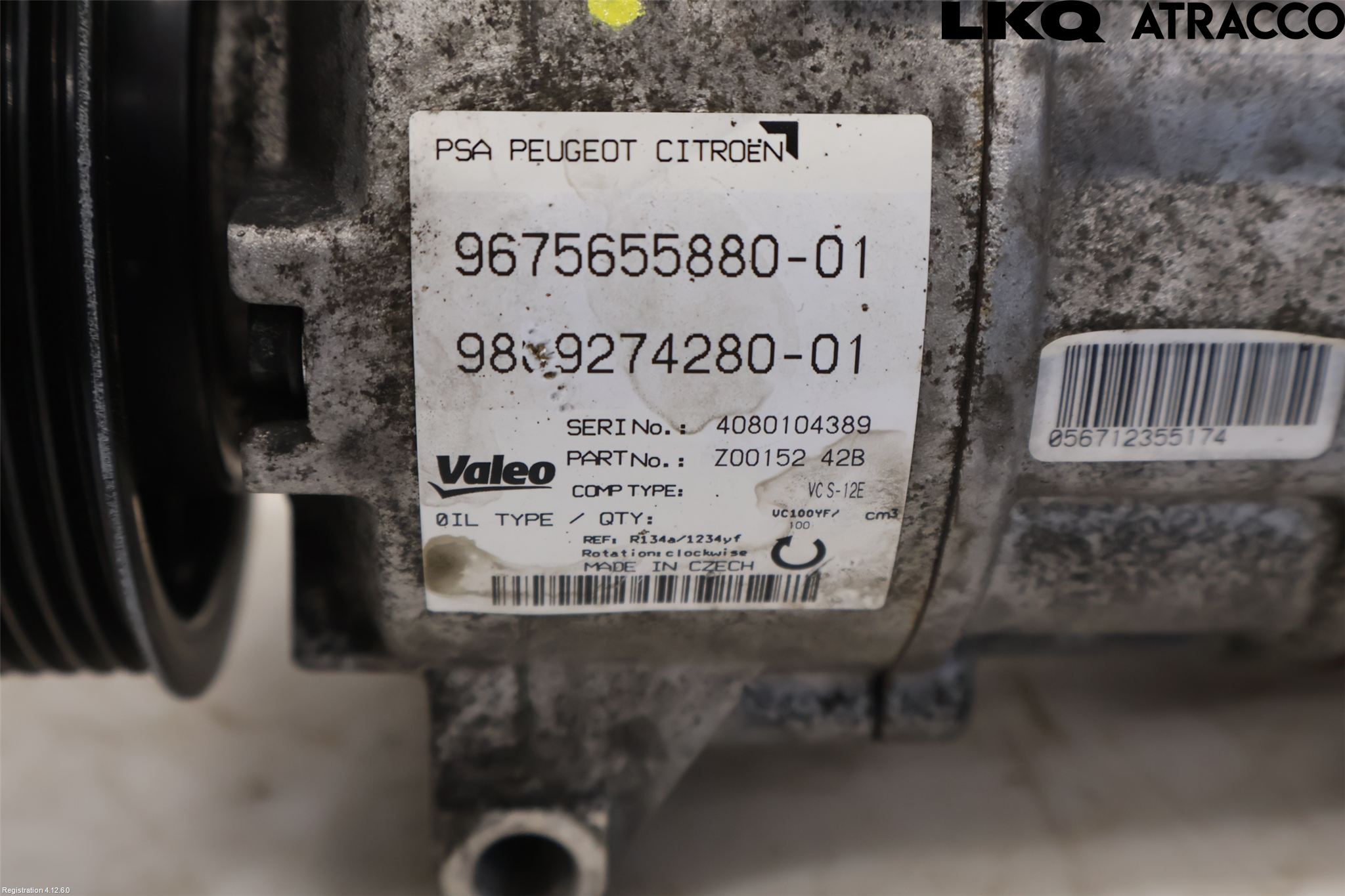 Peugeot 308 14-21 Ac Kompressor