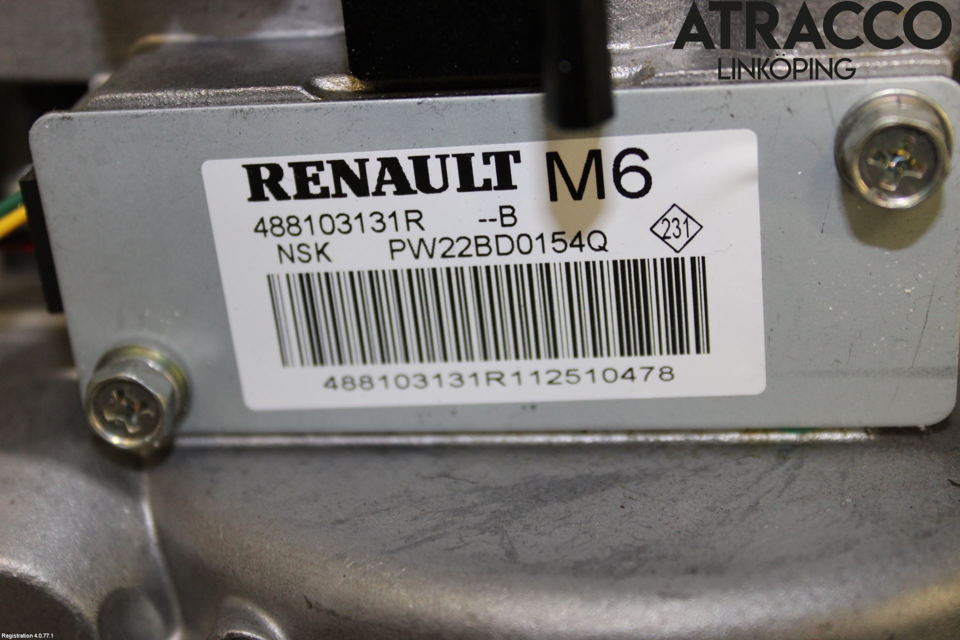 Renault SCÉNIC III / GRAND SCÉNIC 09-16 Rattaxelagg Med Inb Servo