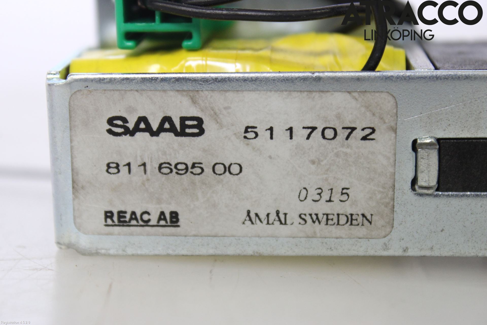 Saab 9-5 -05 Centrallåsmot Tanklucka