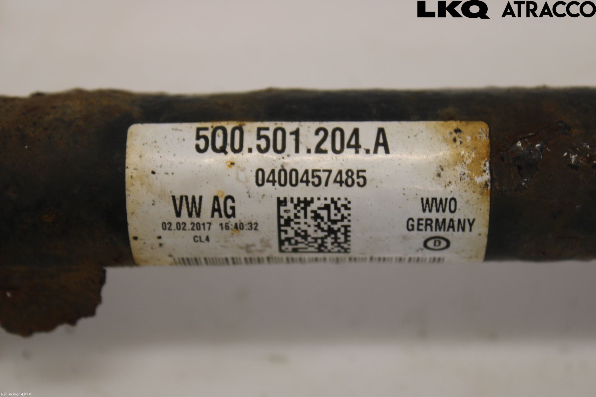 Volkswagen VW GOLF / E-GOLF VII 13-20 Drivaxel Bak Höger