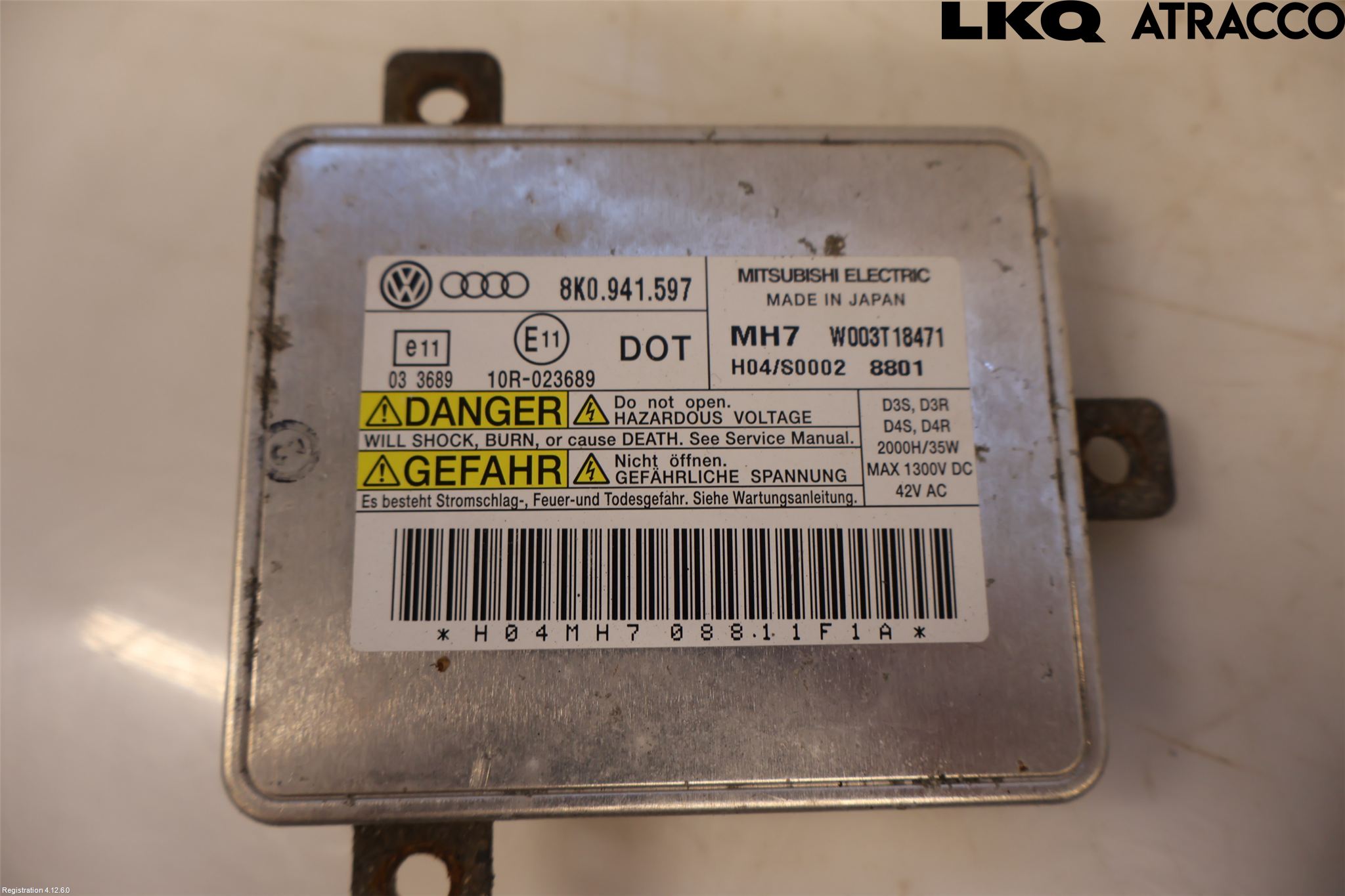 Audi A4/S4 08-11 Styrenhet Strålkastare