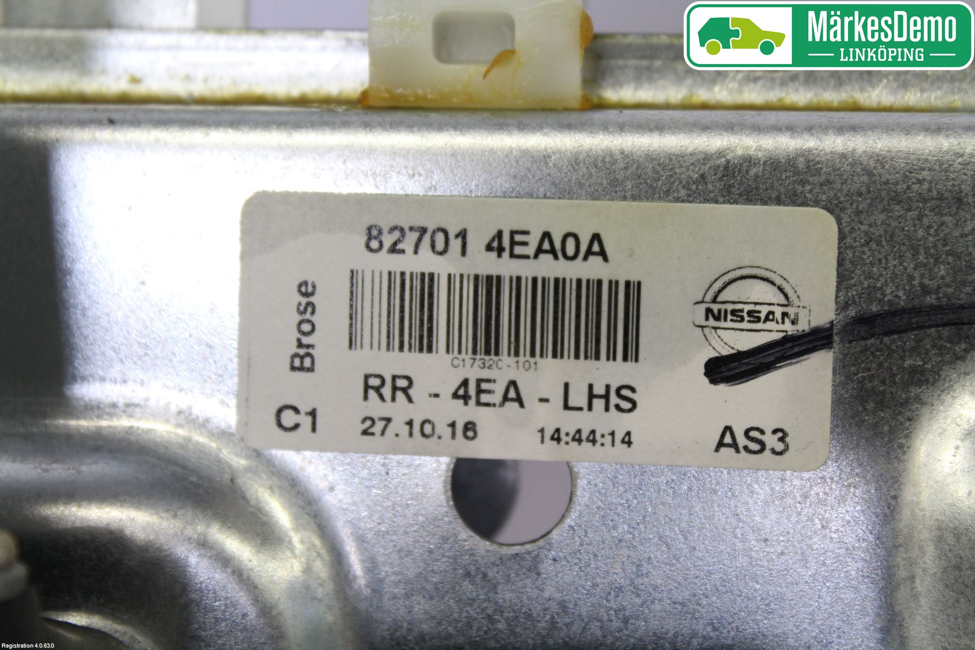 Nissan QASHQAI 14-17 Fönsterhiss El Kompl