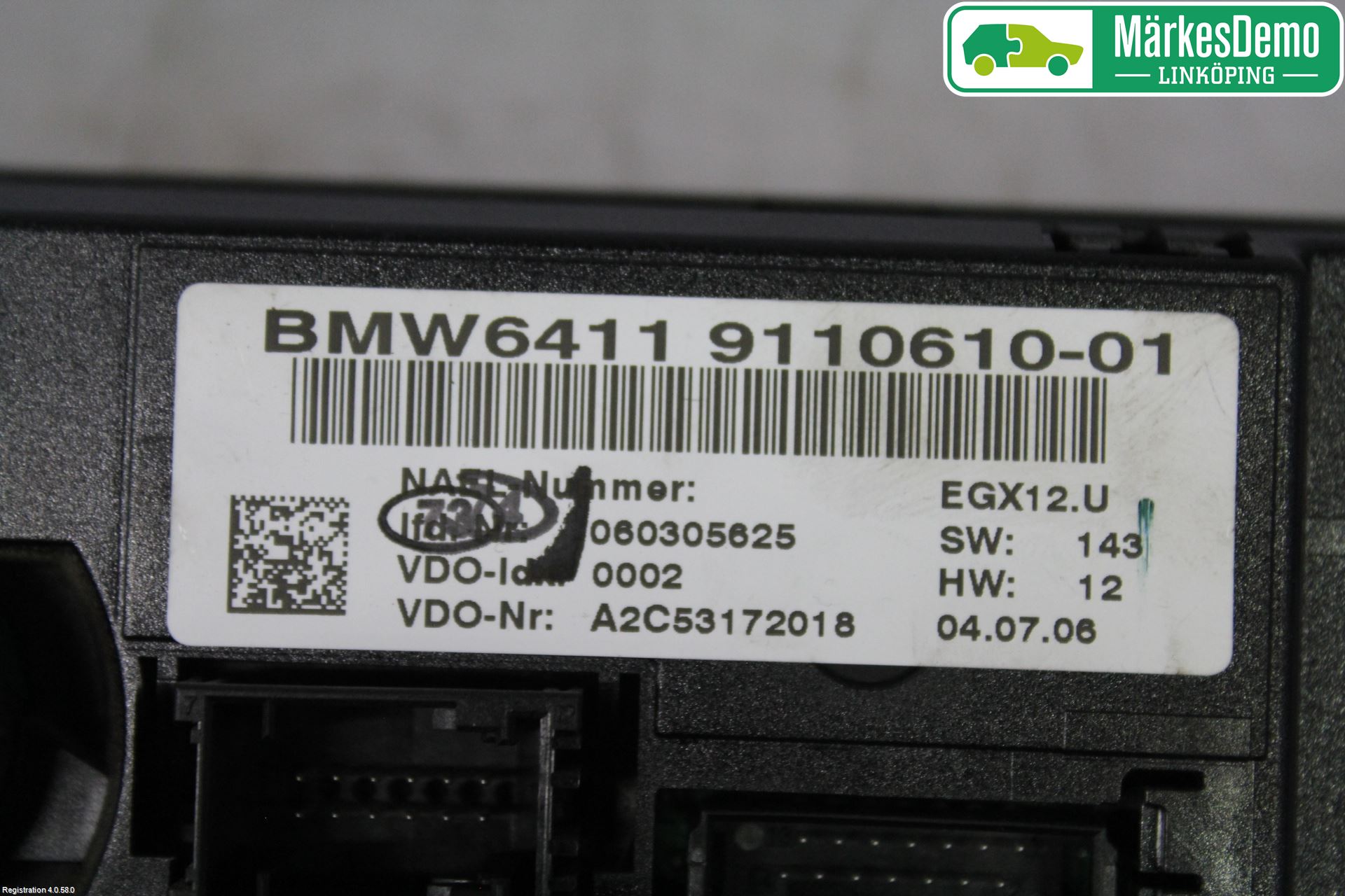 BMW 1 E87/81 5D/3D 03-11 Ac Styrenhet Ac Manöveren