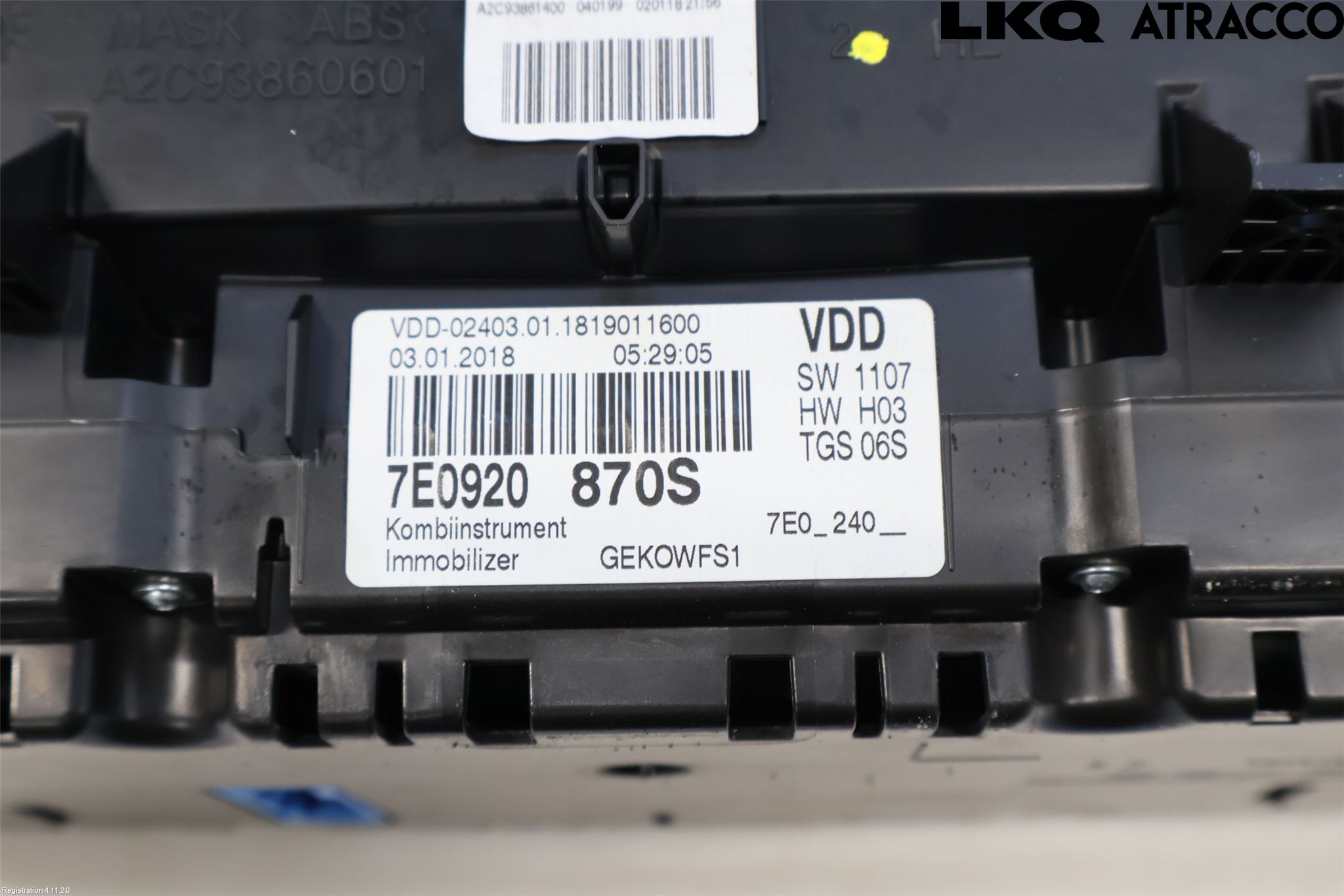 Volkswagen VW TRANSP/CARAVELLE (T6) 16-22 Instrument Komb