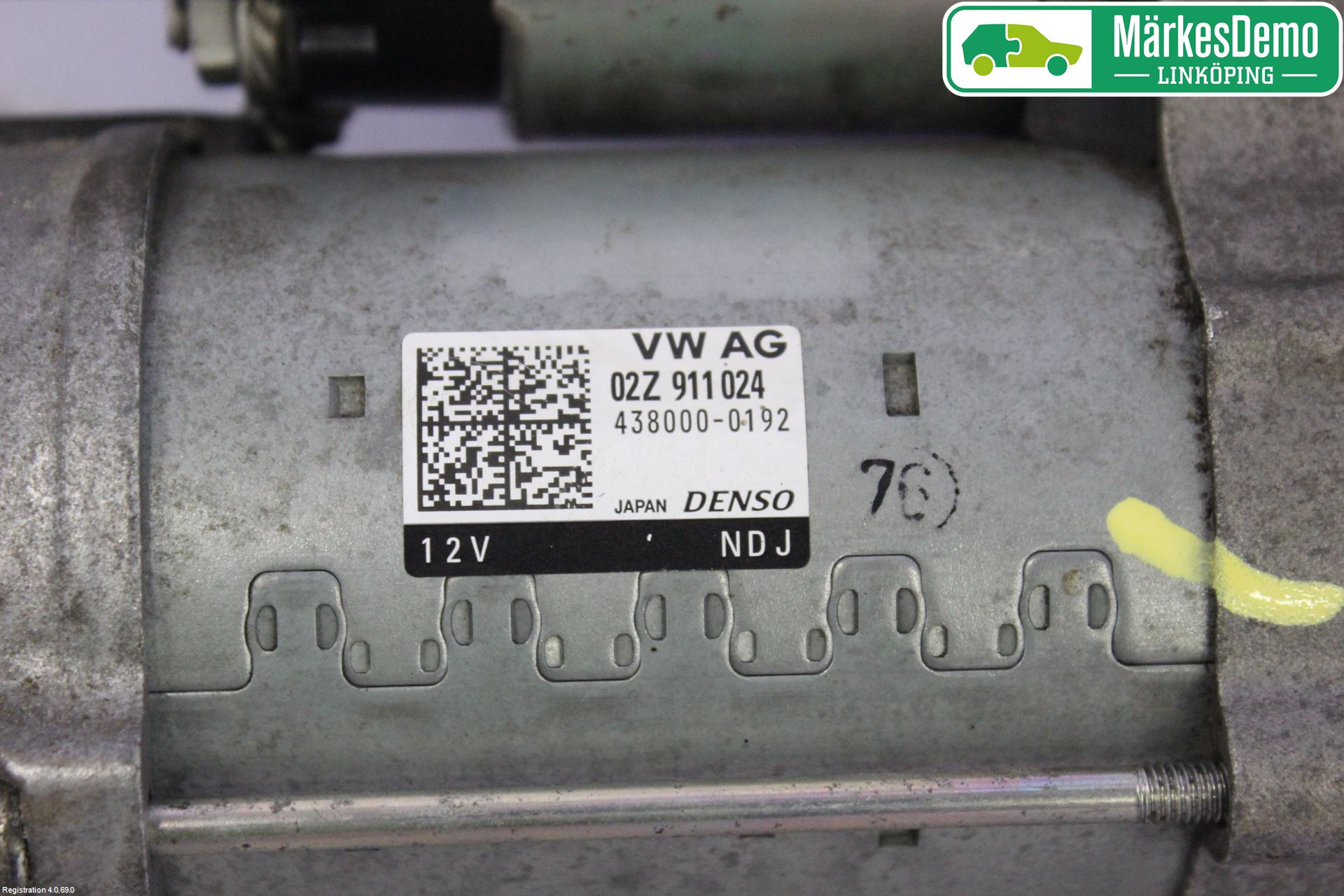 Volkswagen VW GOLF / E-GOLF VII 13-20 Startmotor