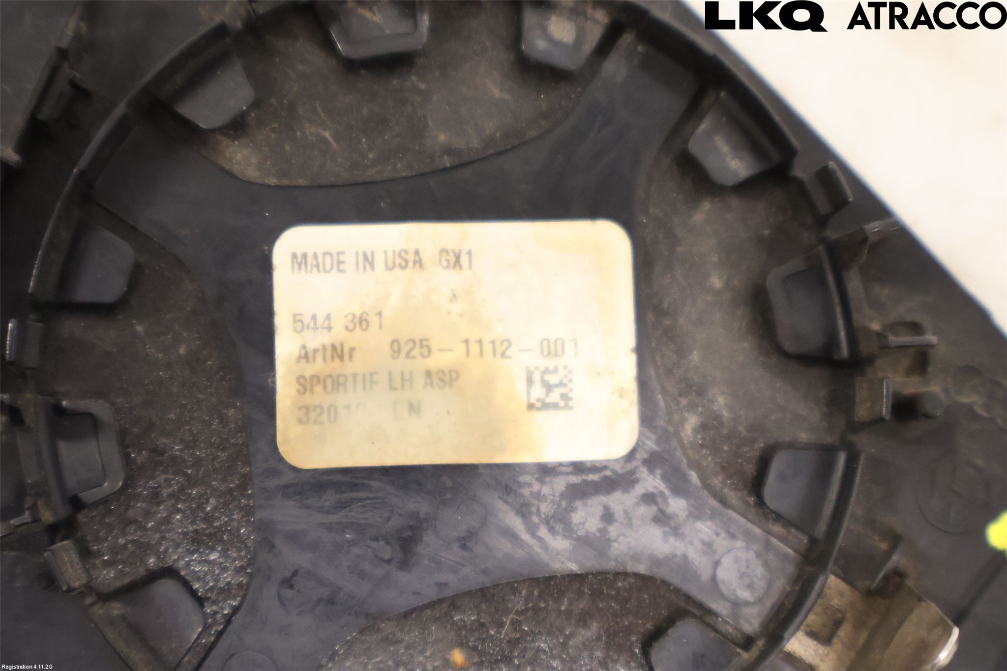 Volkswagen VW PASSAT 11-14 Spegelglas Vä