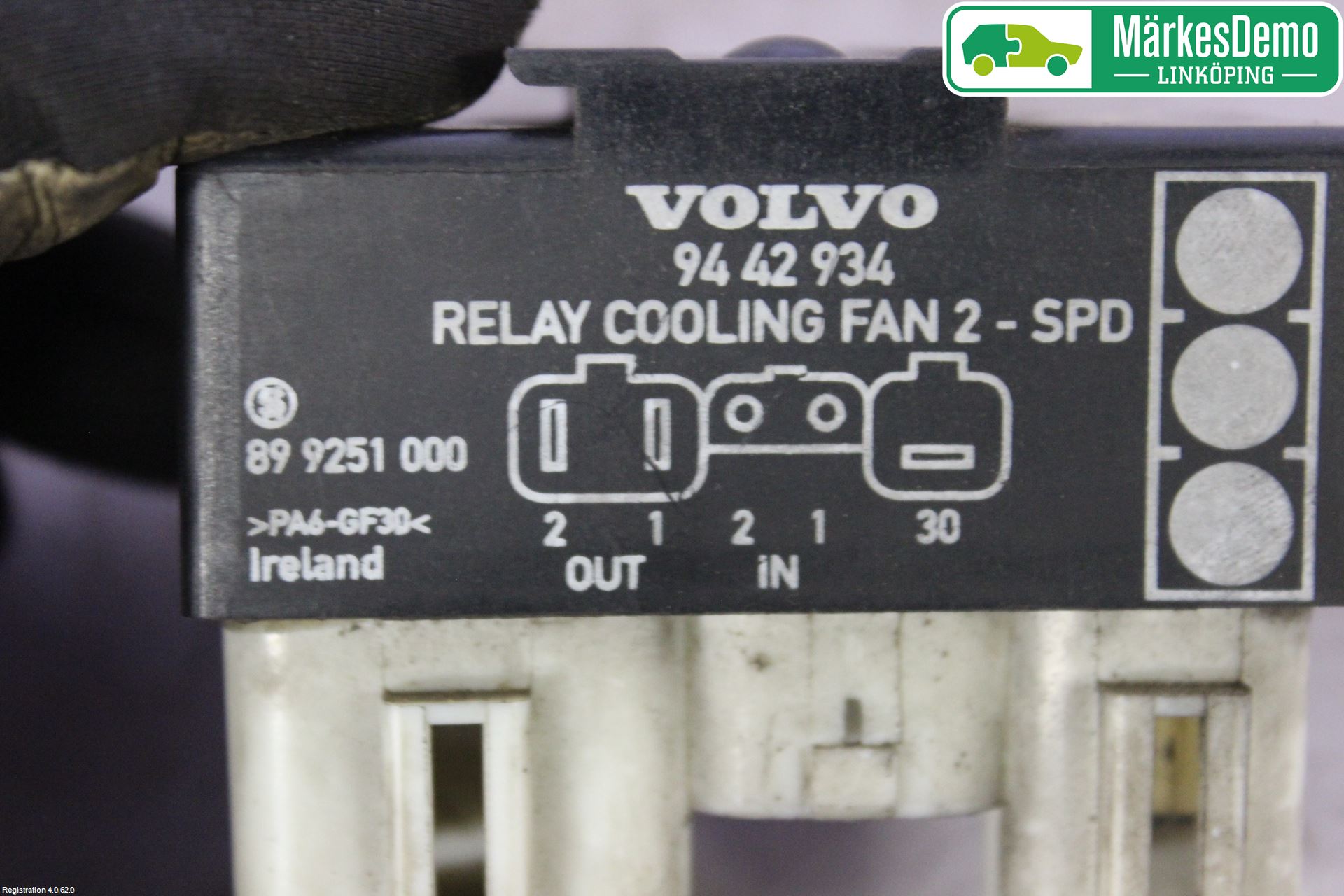 Volvo C70 98-05 Relä Kylfläkt