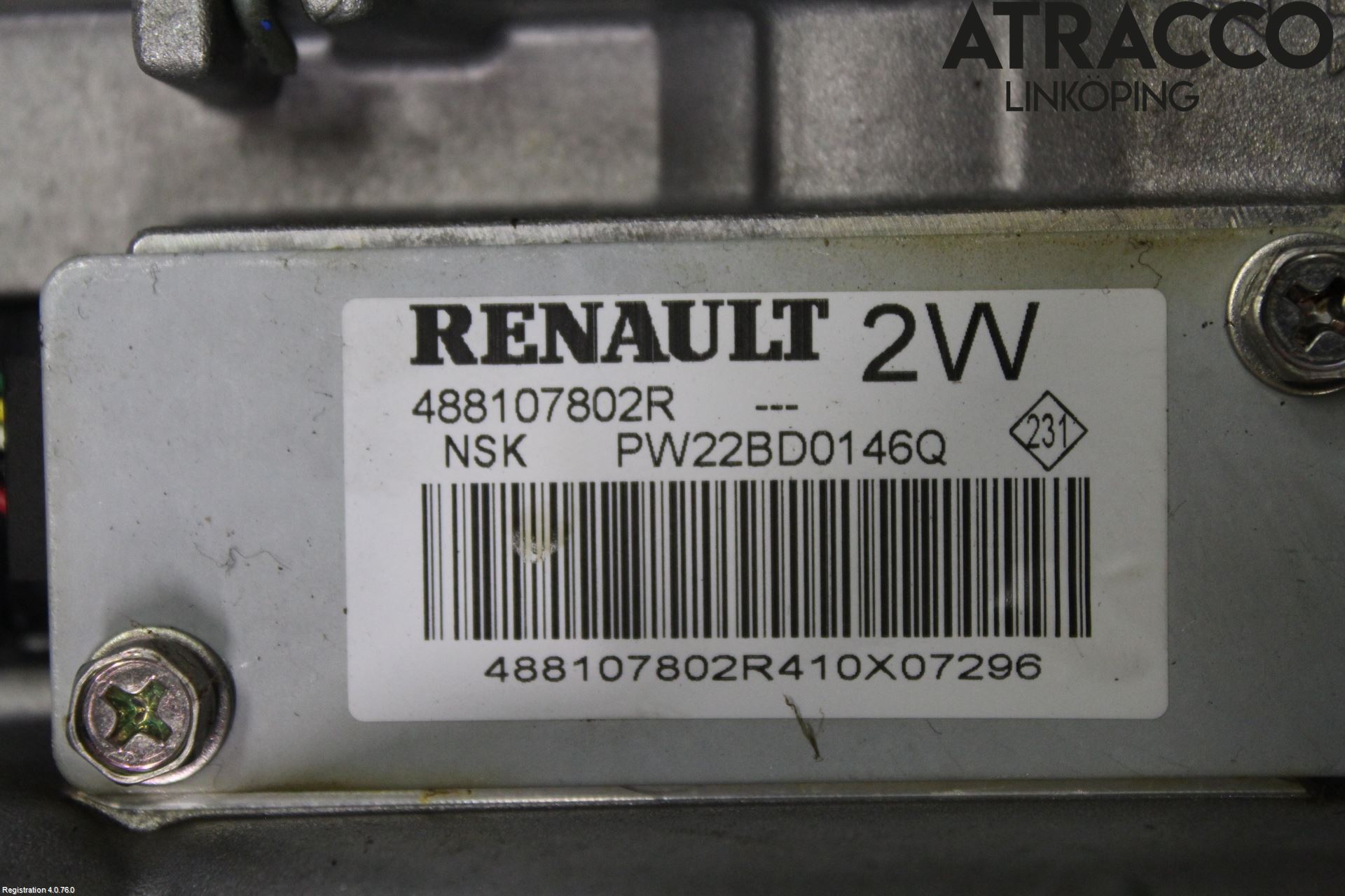 Renault MEGANE III 09-15 Rattaxelagg Med Inb Servo