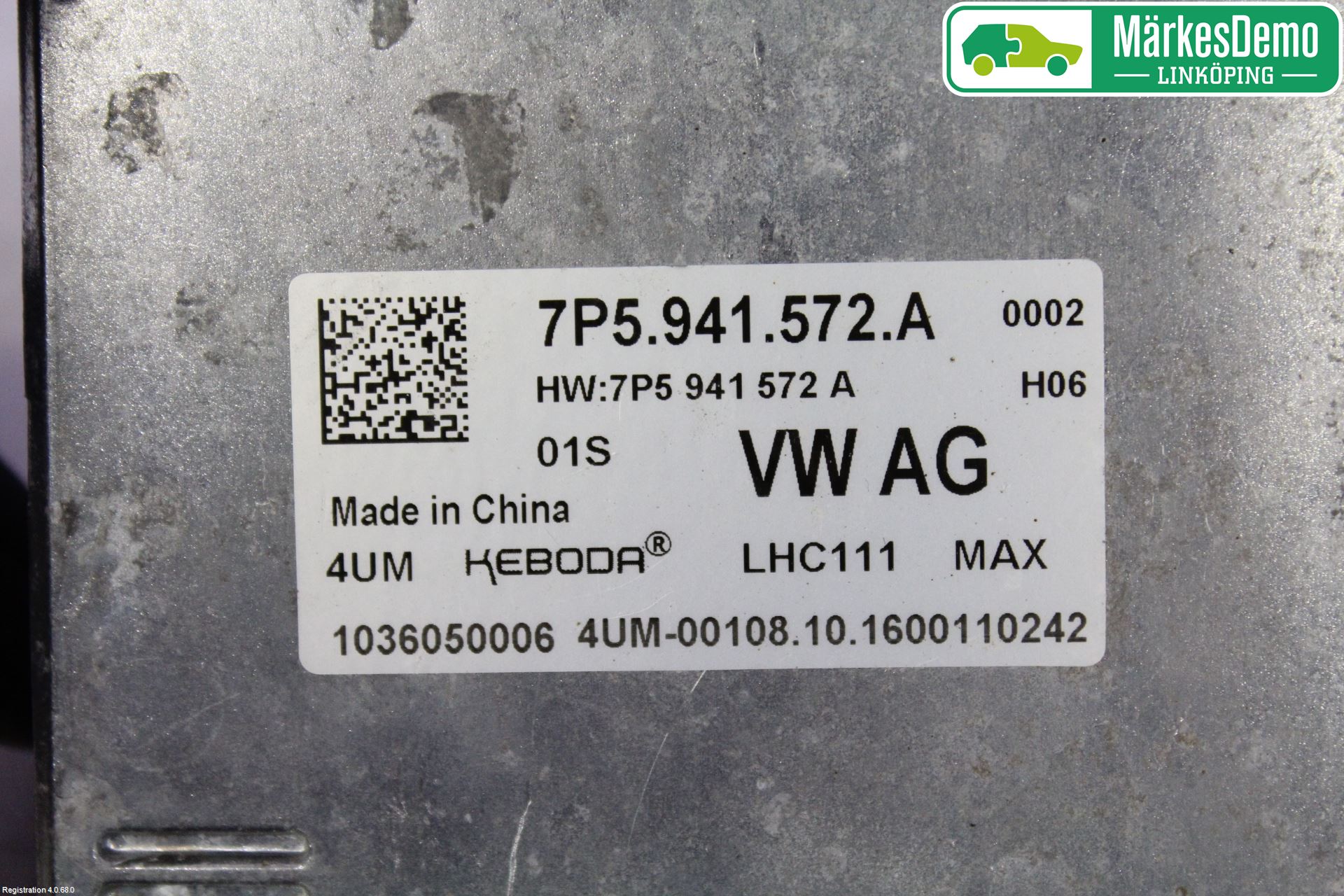 Volkswagen VW GOLF / E-GOLF VII 13-20 Styrenhet Strålkastare