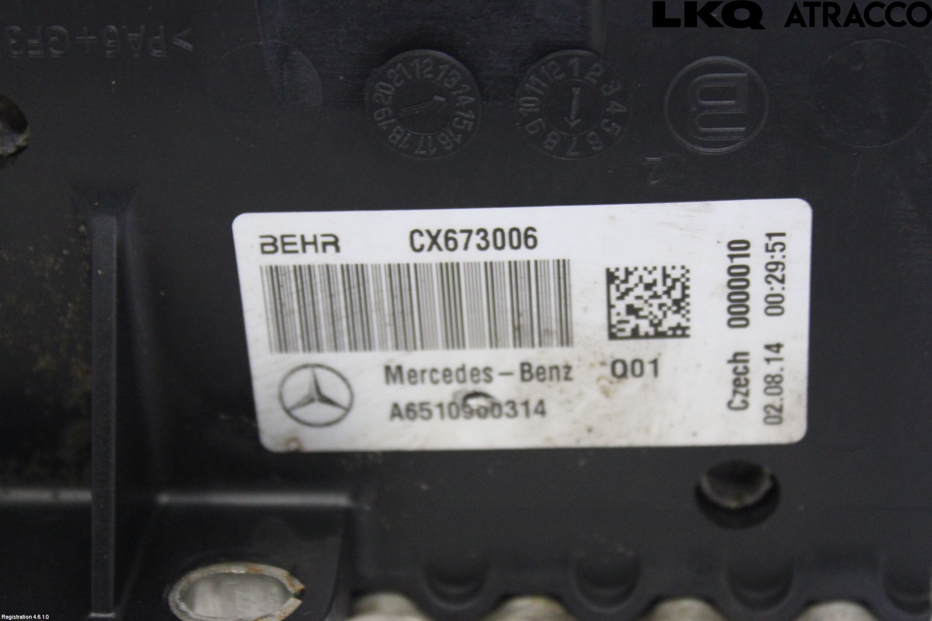 Mercedes-Benz MB C-KLASS (W205) 14-21 Laddluft-Intercooler Kyl