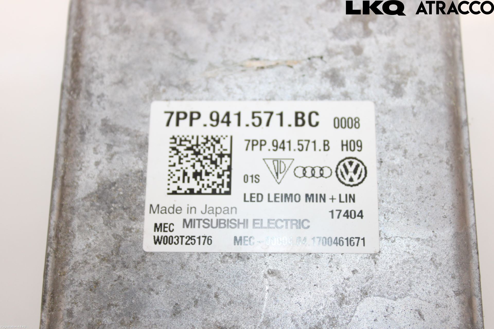 Audi A4/S4 B9 16-19 Styrenhet Strålkastare