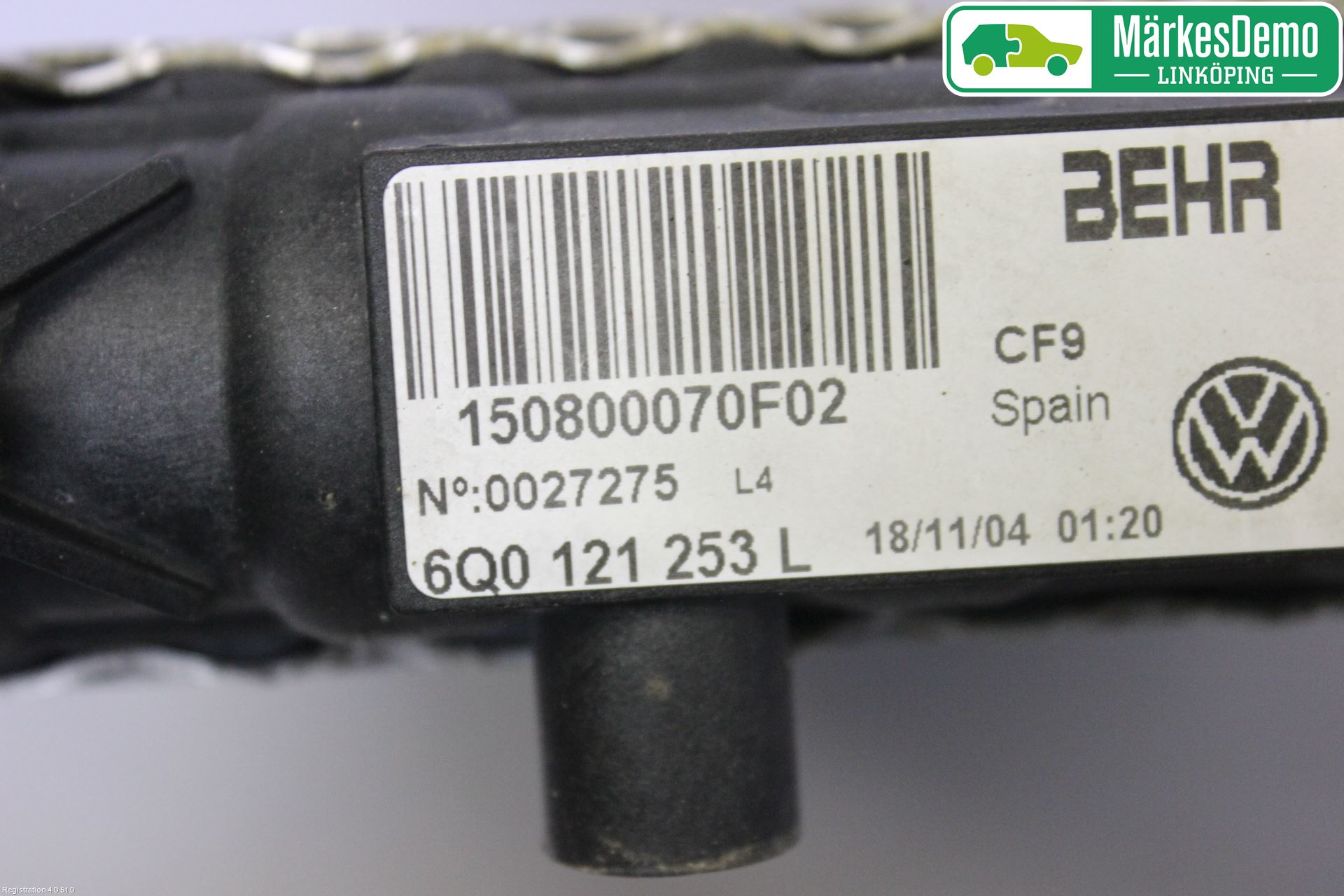 Skoda OCTAVIA (1U) 96-11 Kylare Man