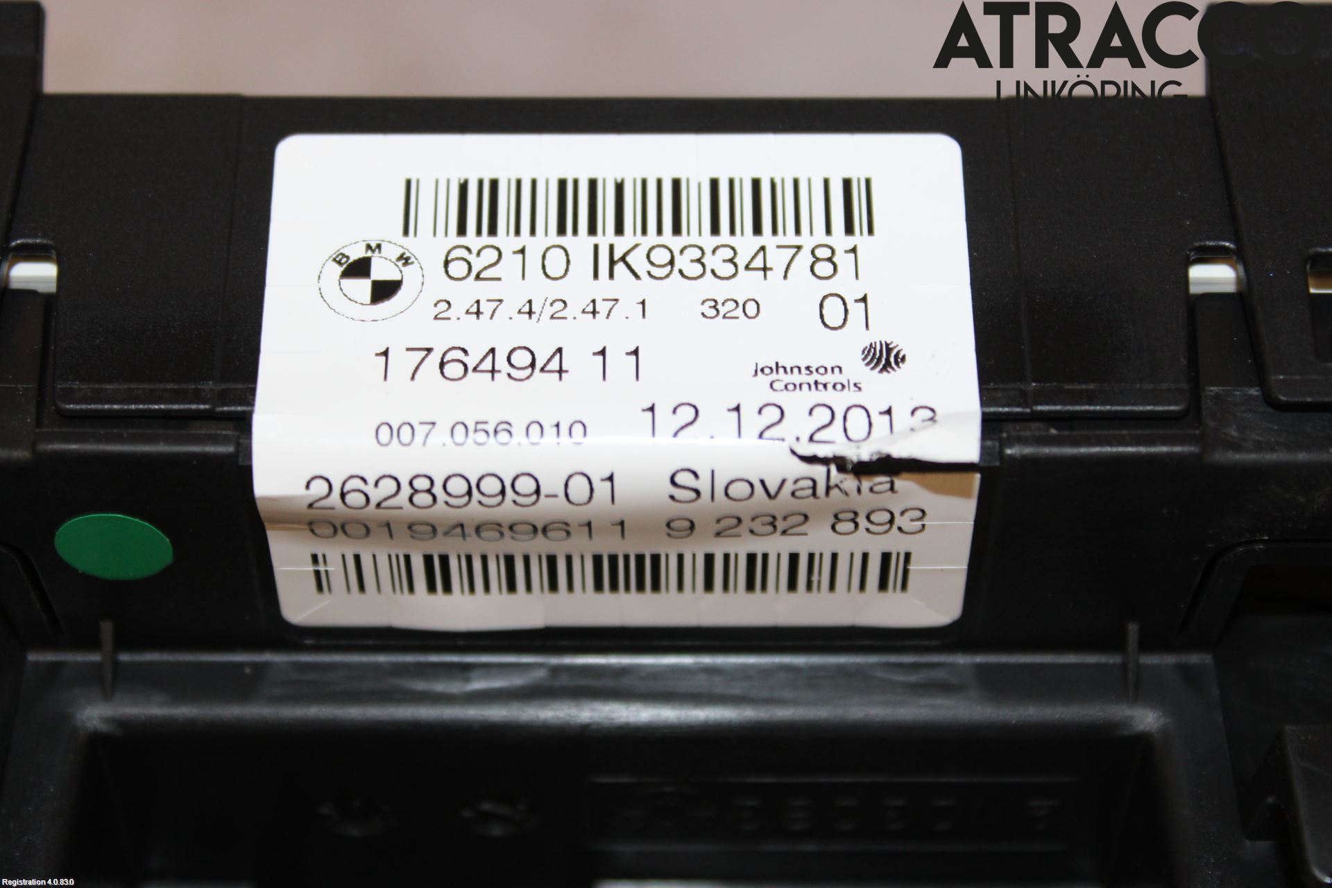 BMW 3 F30/F31/F80 12-19 Instrument Komb