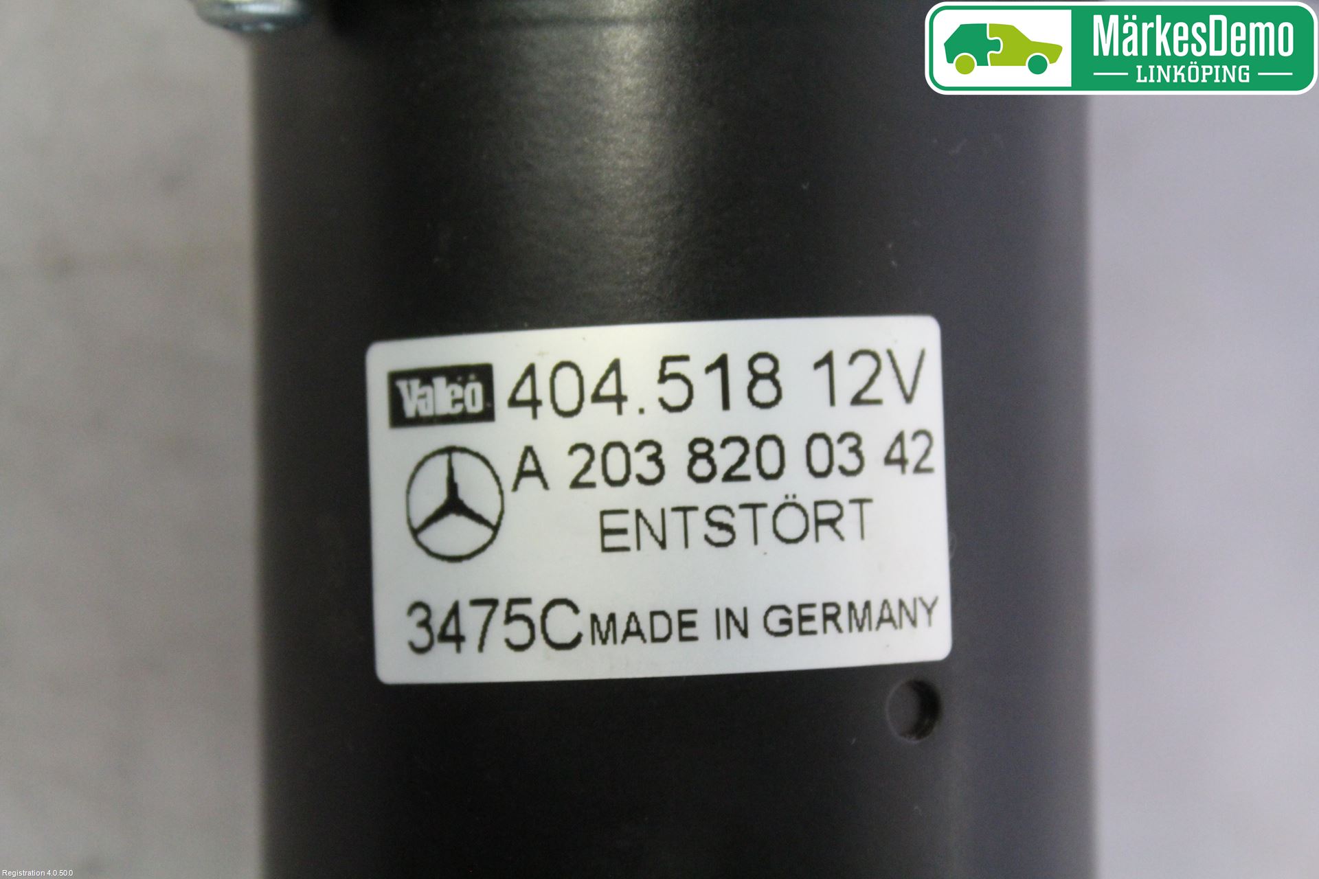 Mercedes-Benz MB C (203) 00-07 Torkarmotor Vindruta