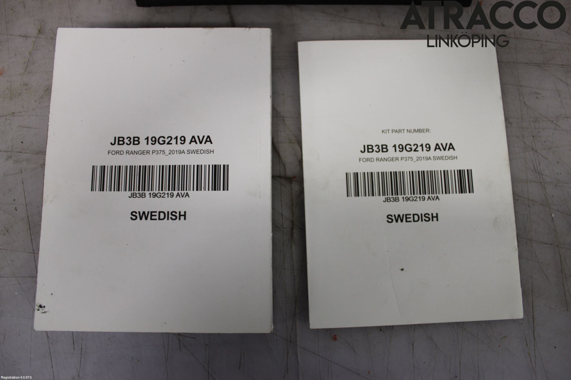 Ford RANGER EU 12-23 Instruktionsbok