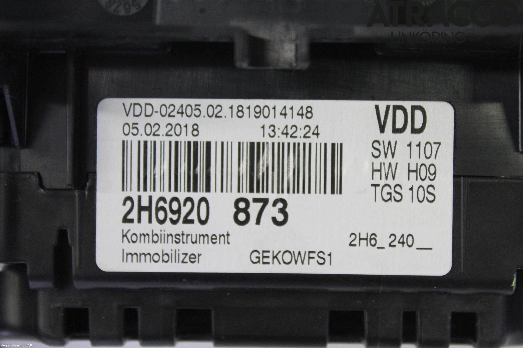 Volkswagen VW AMAROK 2H 10-22 Instrument Komb