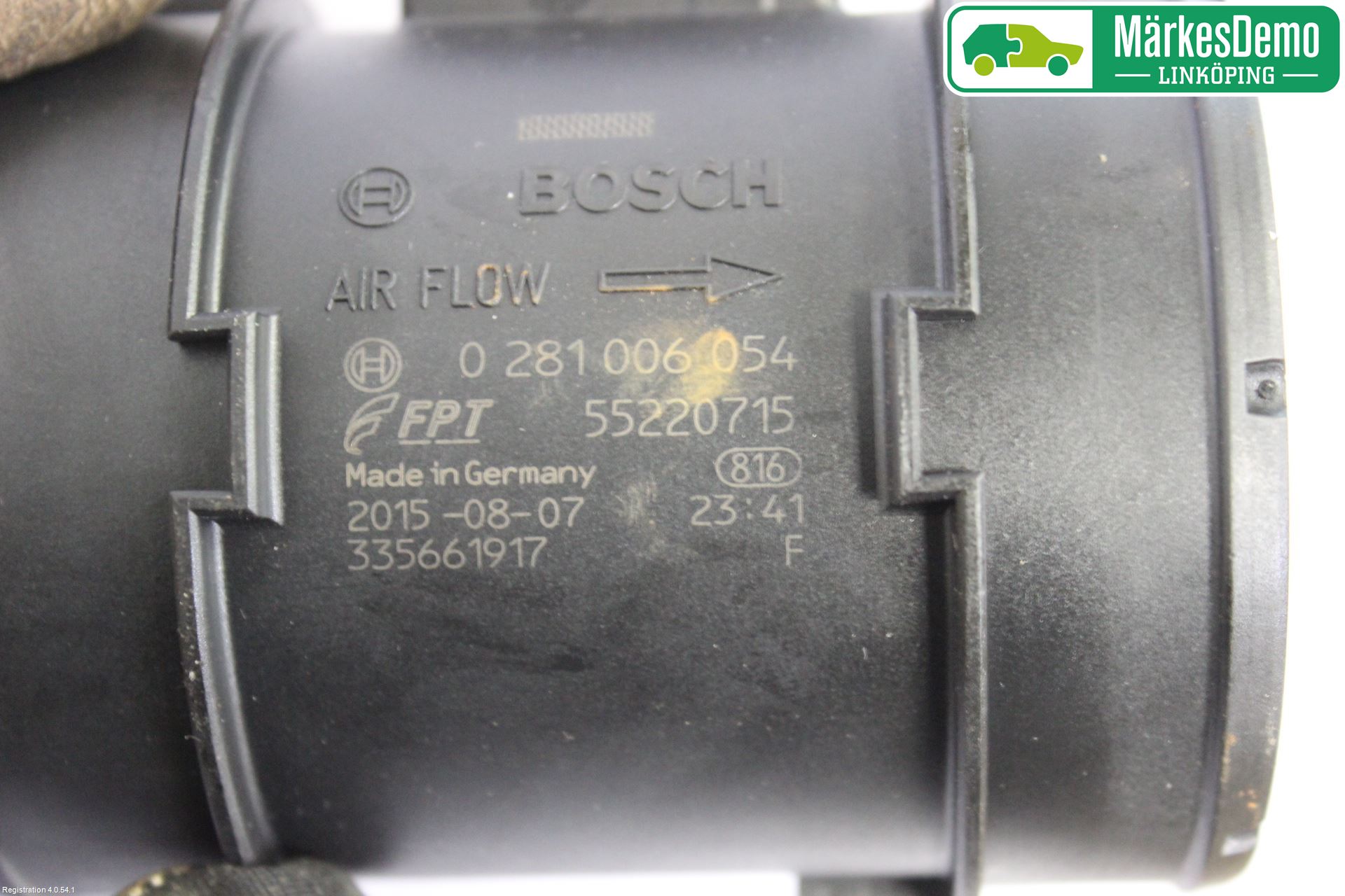 Fiat DOBLO CARGO Injluftmassamätare