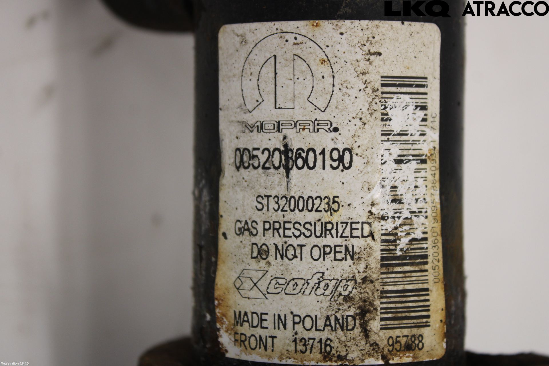 Fiat 500X 15- Fjäderben Fram Vänster