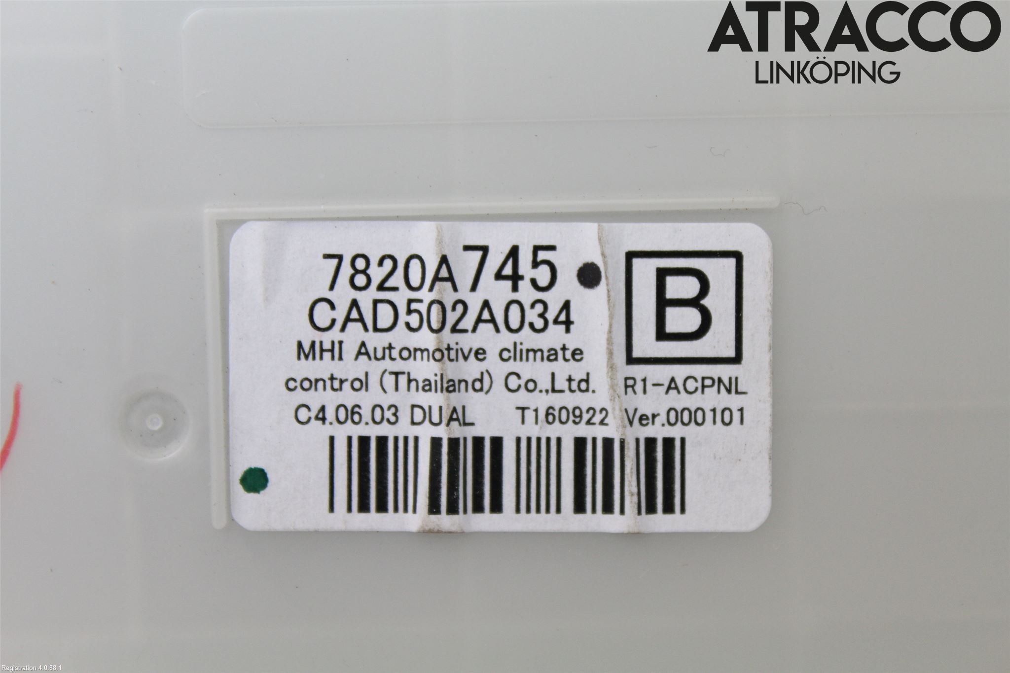 Mitsubishi L200 16-23 Ac Styrenhet Ac Manöveren
