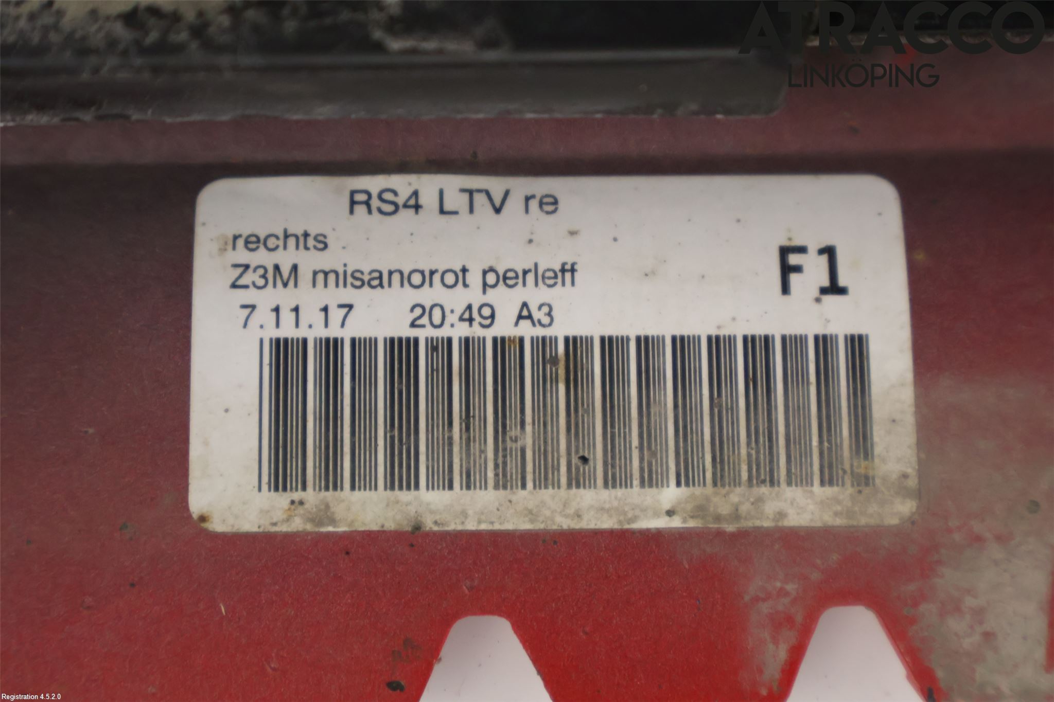 Audi A4/S4 B9 16-19 Sidokjol Hö