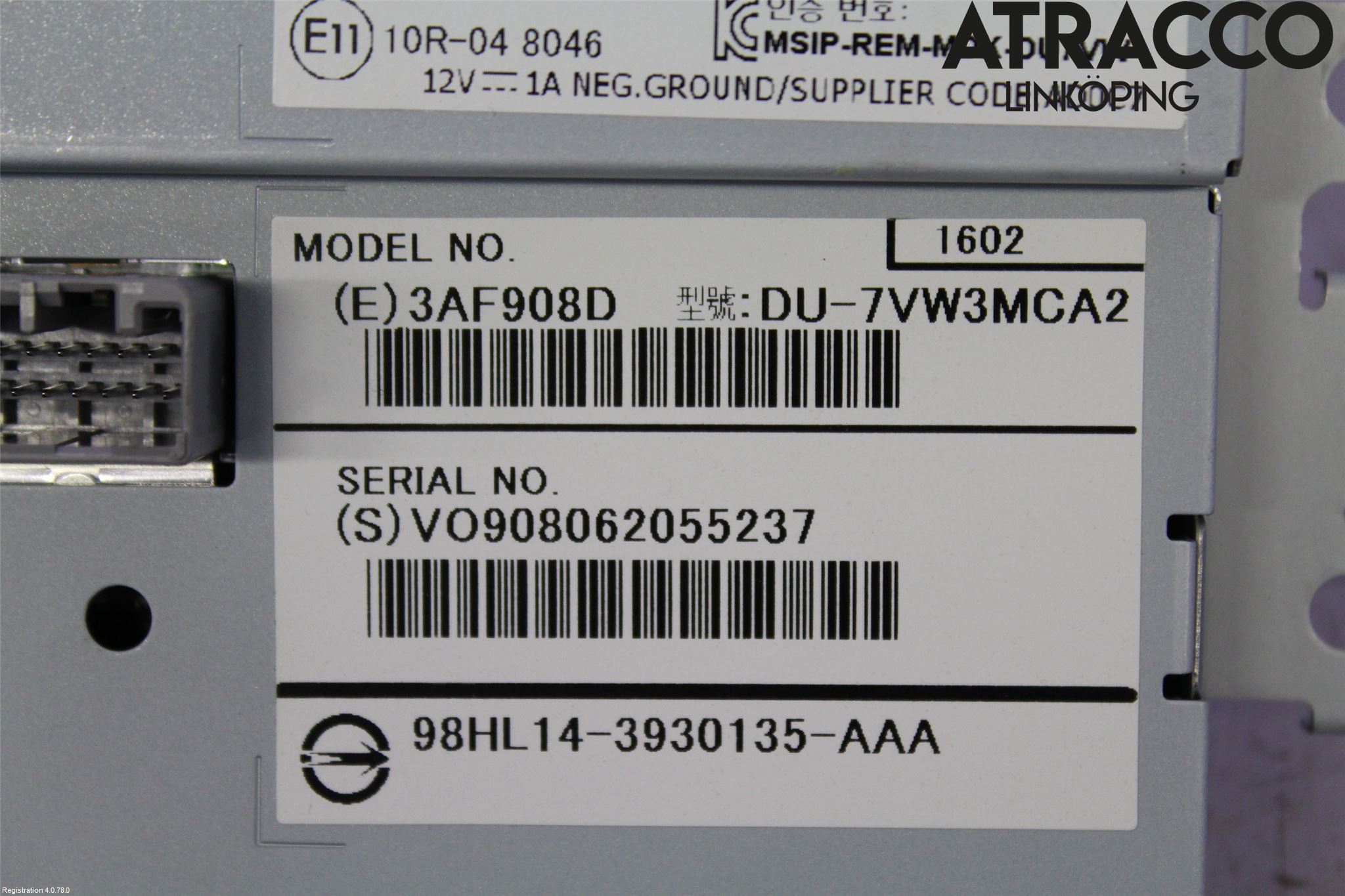 Volvo V40 12-19 Multifunktionsdisplay