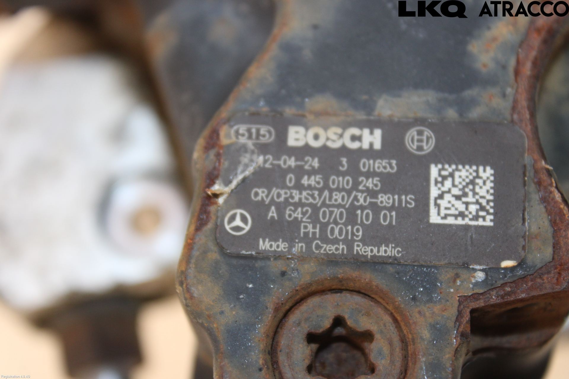 Mercedes-Benz MB SPRINTER (W906) 06-18 Bränsle Insppump Diesel