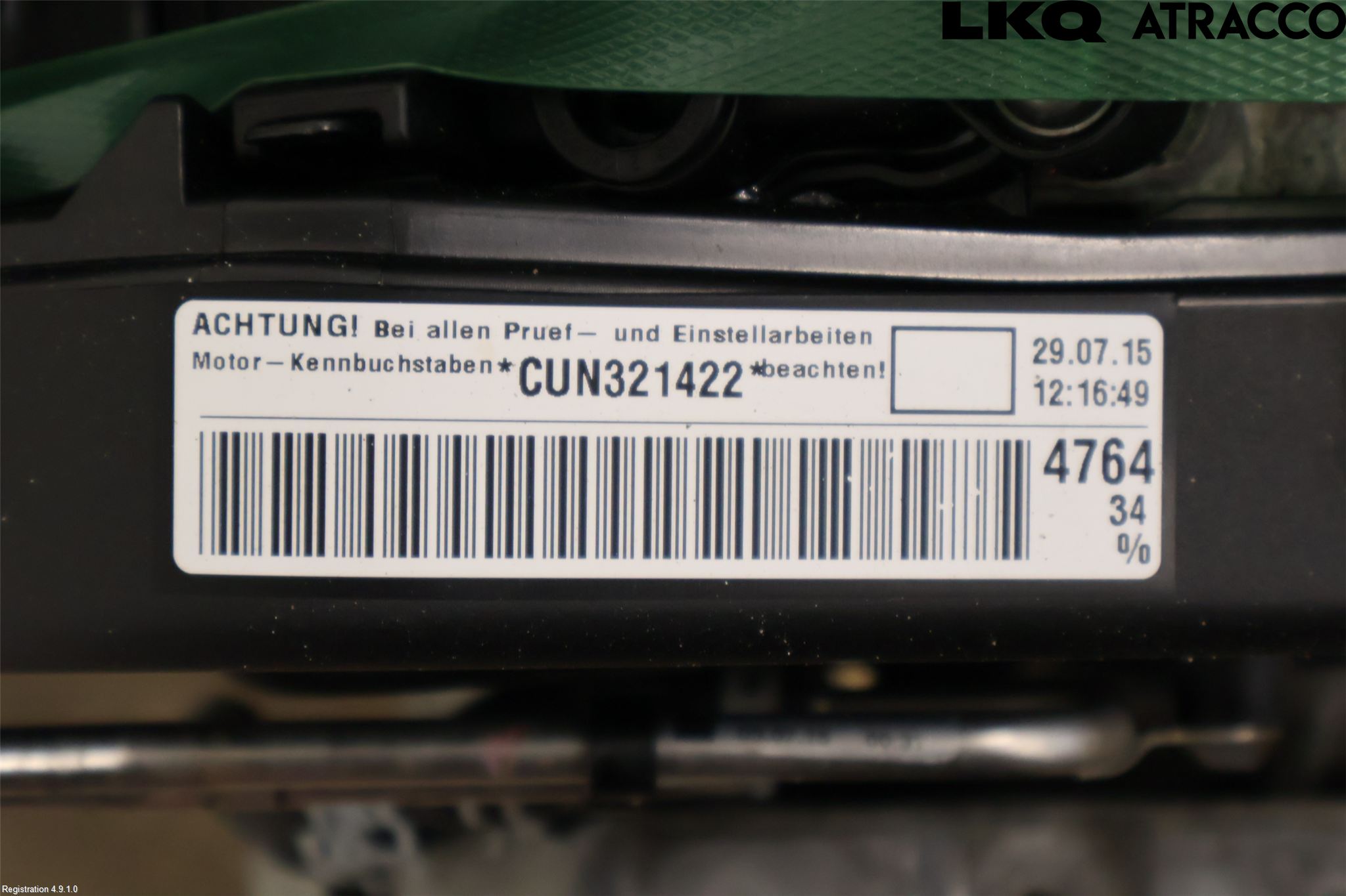 Volkswagen VW GOLF / E-GOLF VII 13-20 Motor Diesel