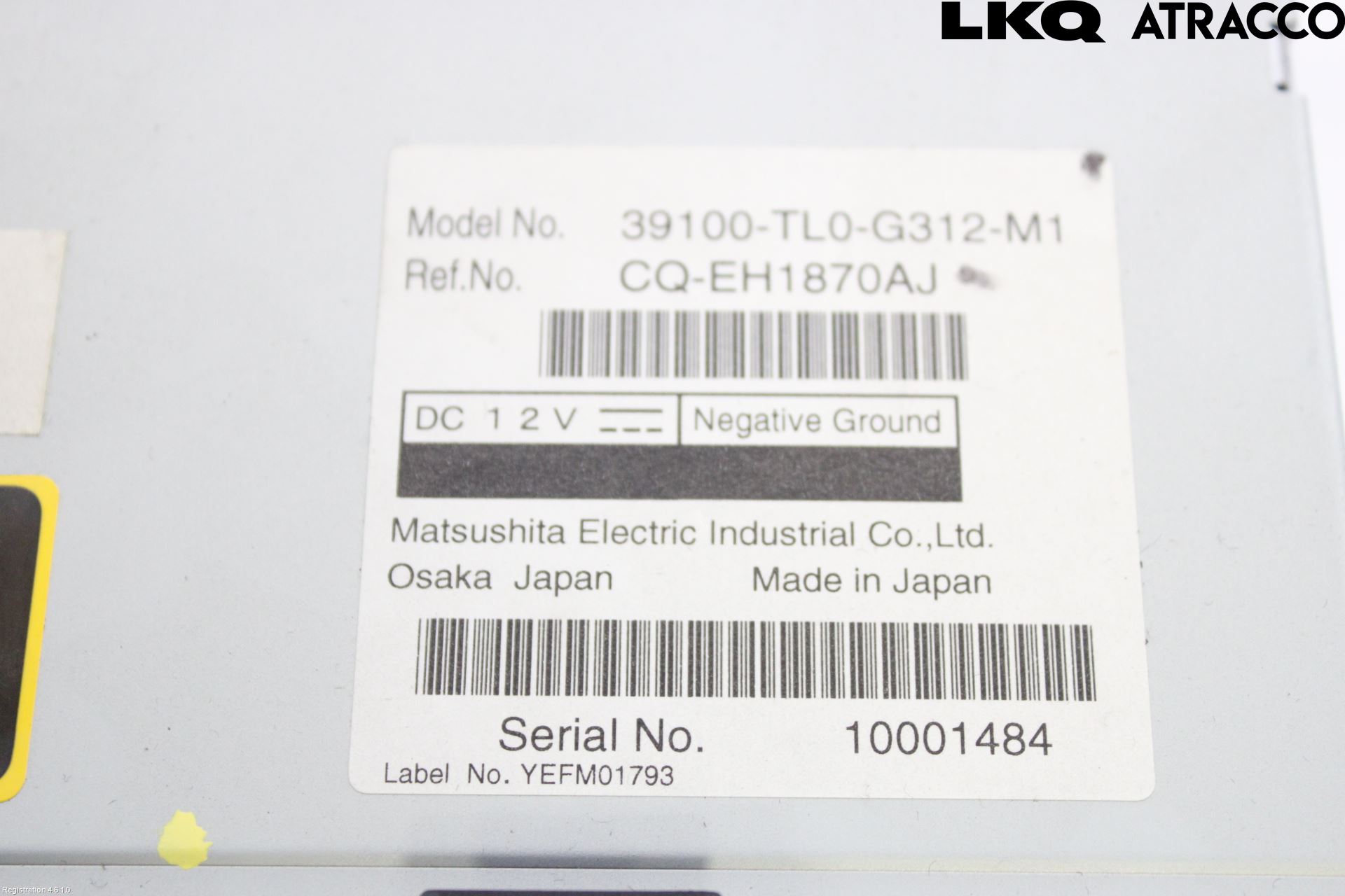 Honda ACCORD    08- Cd Radio - Multimediapanel