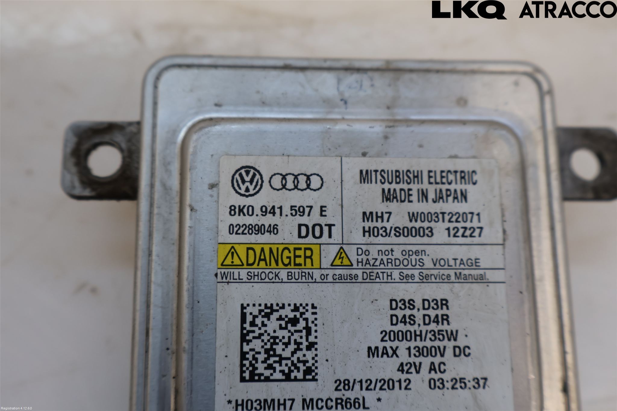 Audi A4 ALLROAD 09-16 Styrenhet Strålkastare