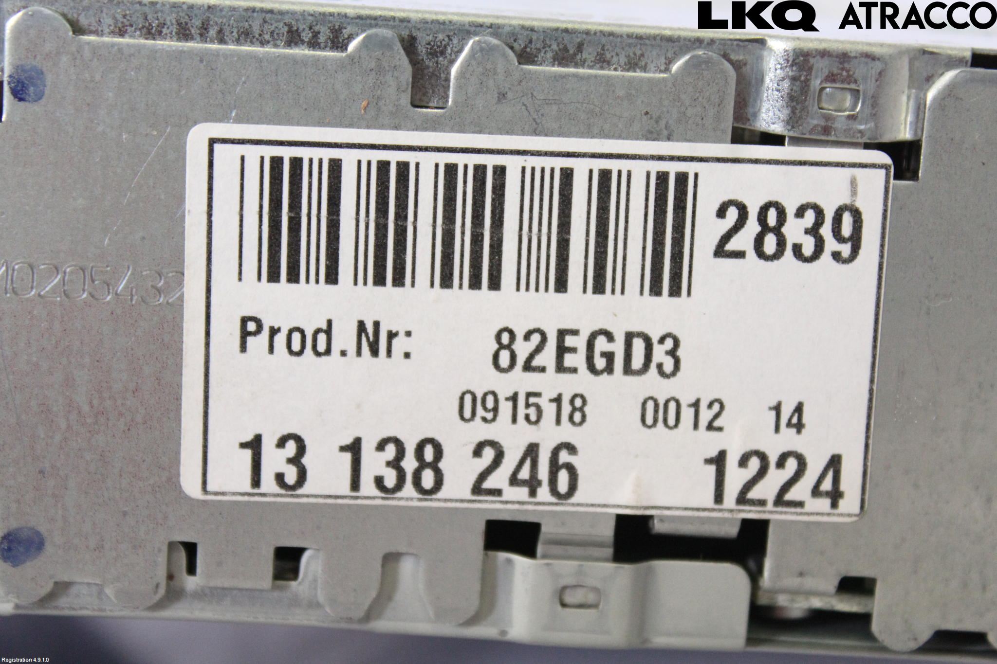 Opel VECTRA C 02-05 Cd Radio - Multimediapanel