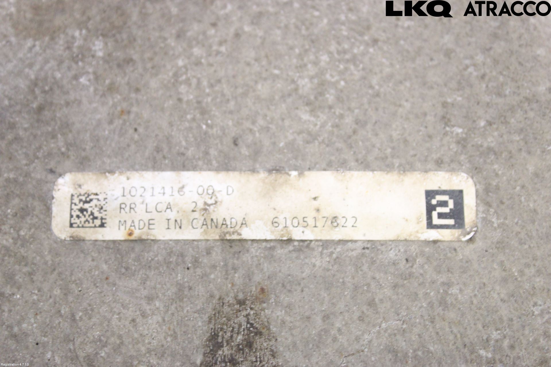 Tesla MODEL S 13- Bärarm Bak Höger