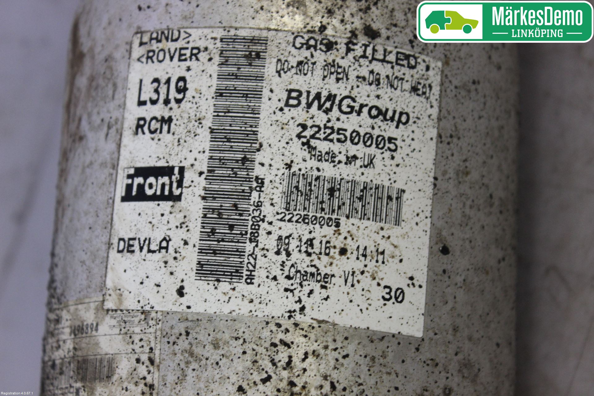 Landrover LAND ROVER DISCOVERY 4 10-16 Stötdämpare Fram