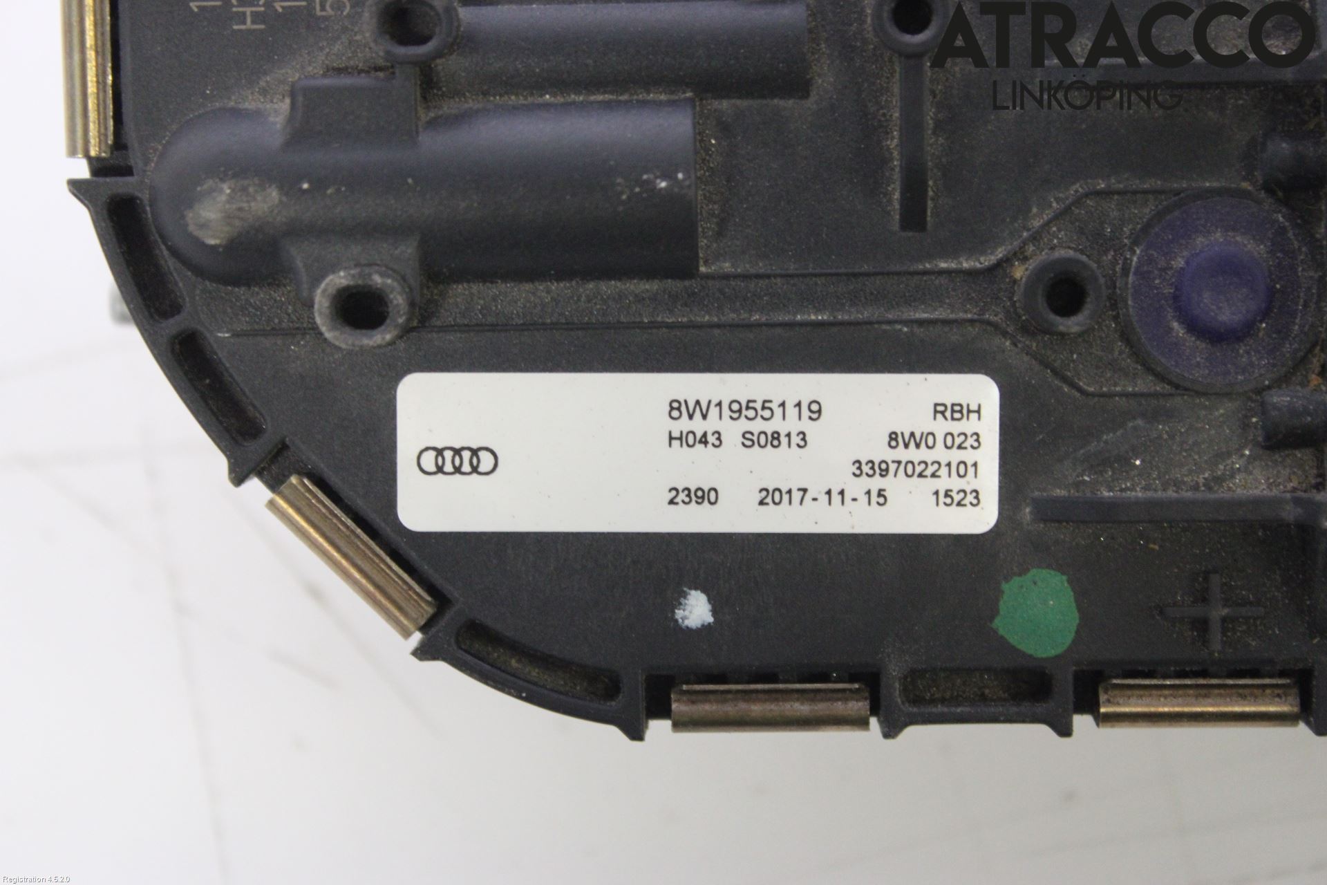 Audi A4/S4 B9 16-19 Torkarmotor Vindruta