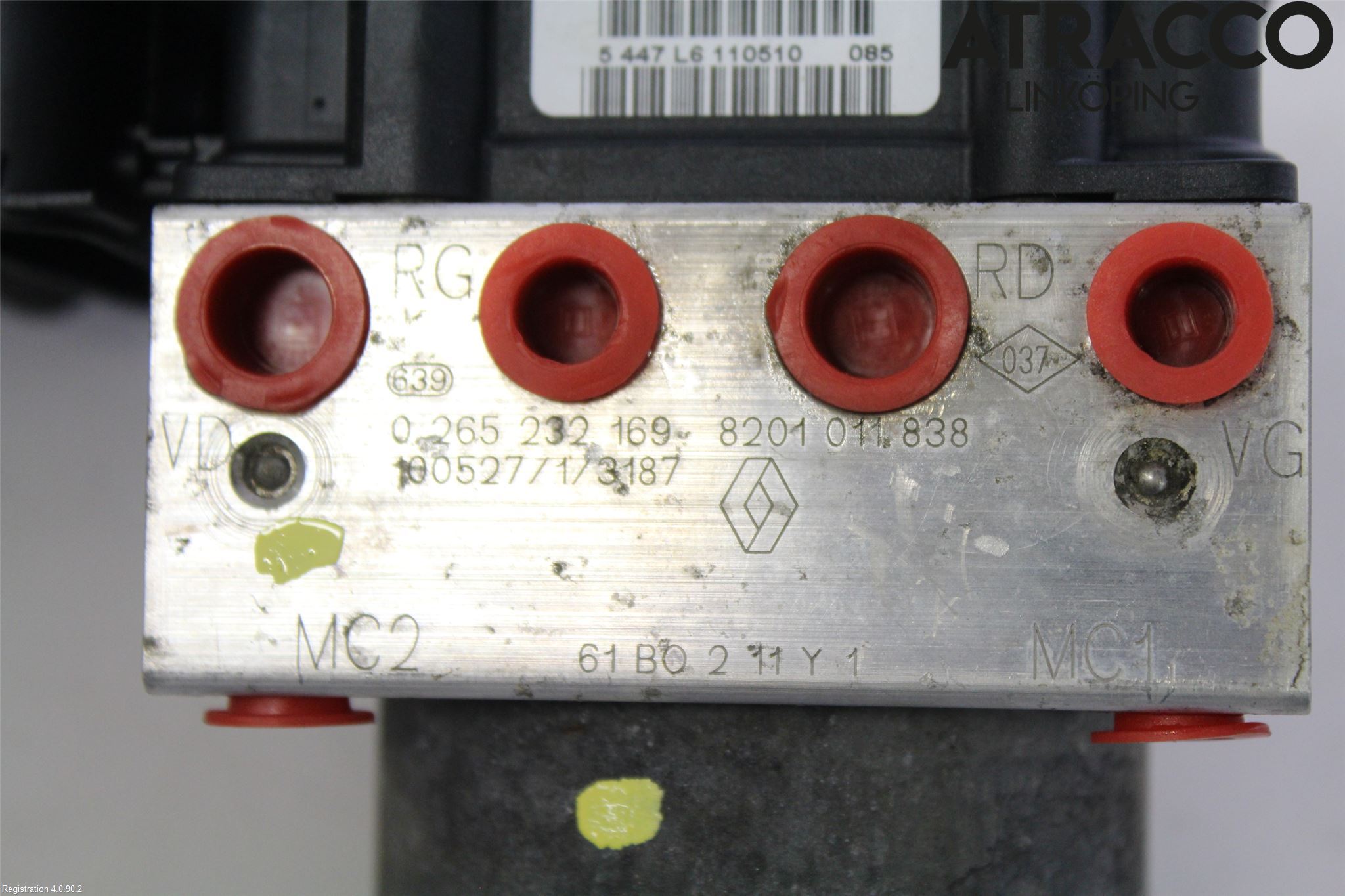 Renault KANGOO II 08-14 Abs Hydraulaggregat