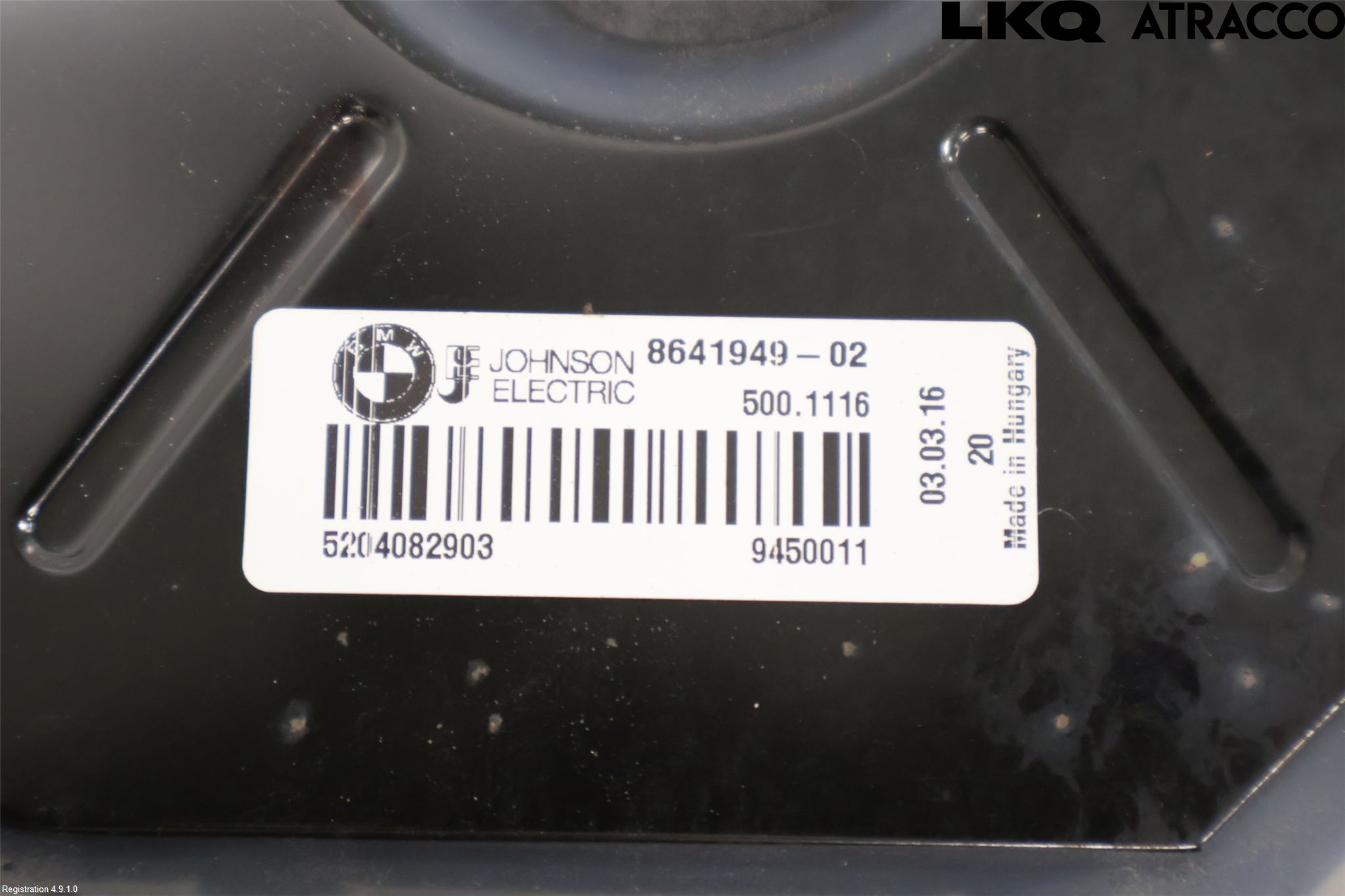 BMW i3 I01 13-22 Kylfläkt El