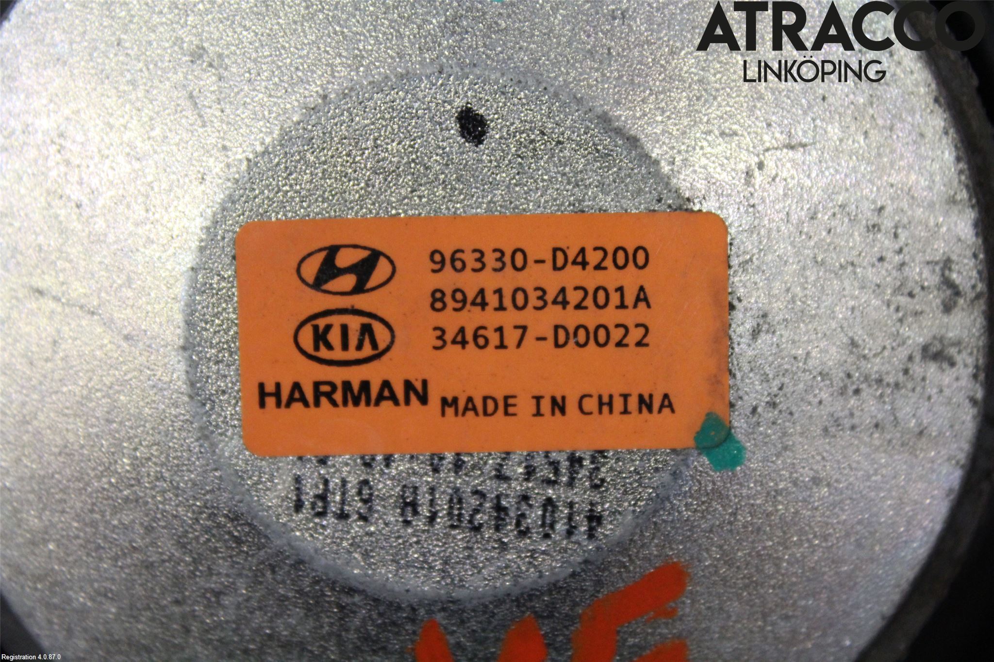 Kia OPTIMA 16-20 Högtalare