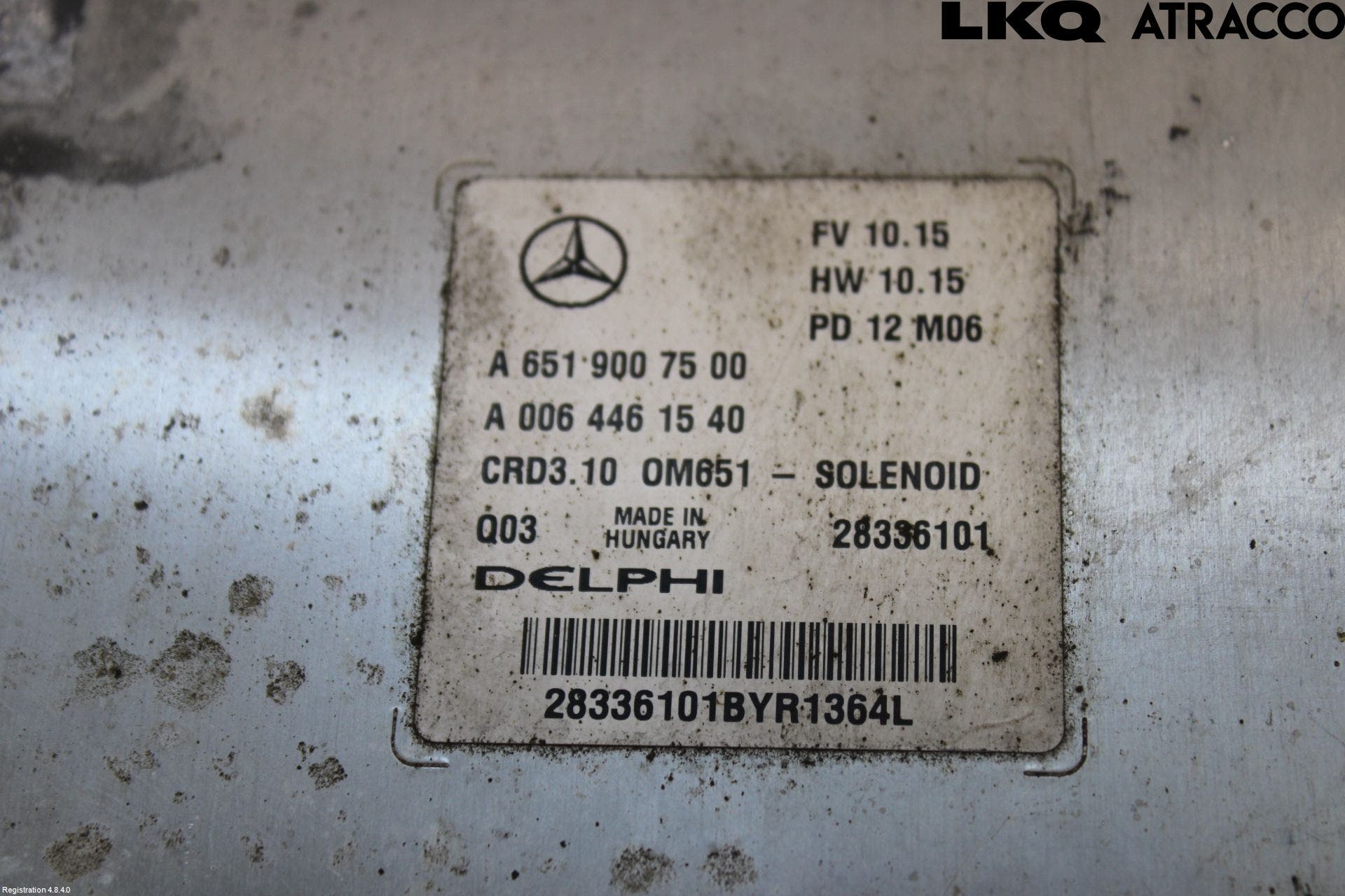 Mercedes-Benz MB E-KLASS (W212) 09-16 Styrenhet Inspump Diesel