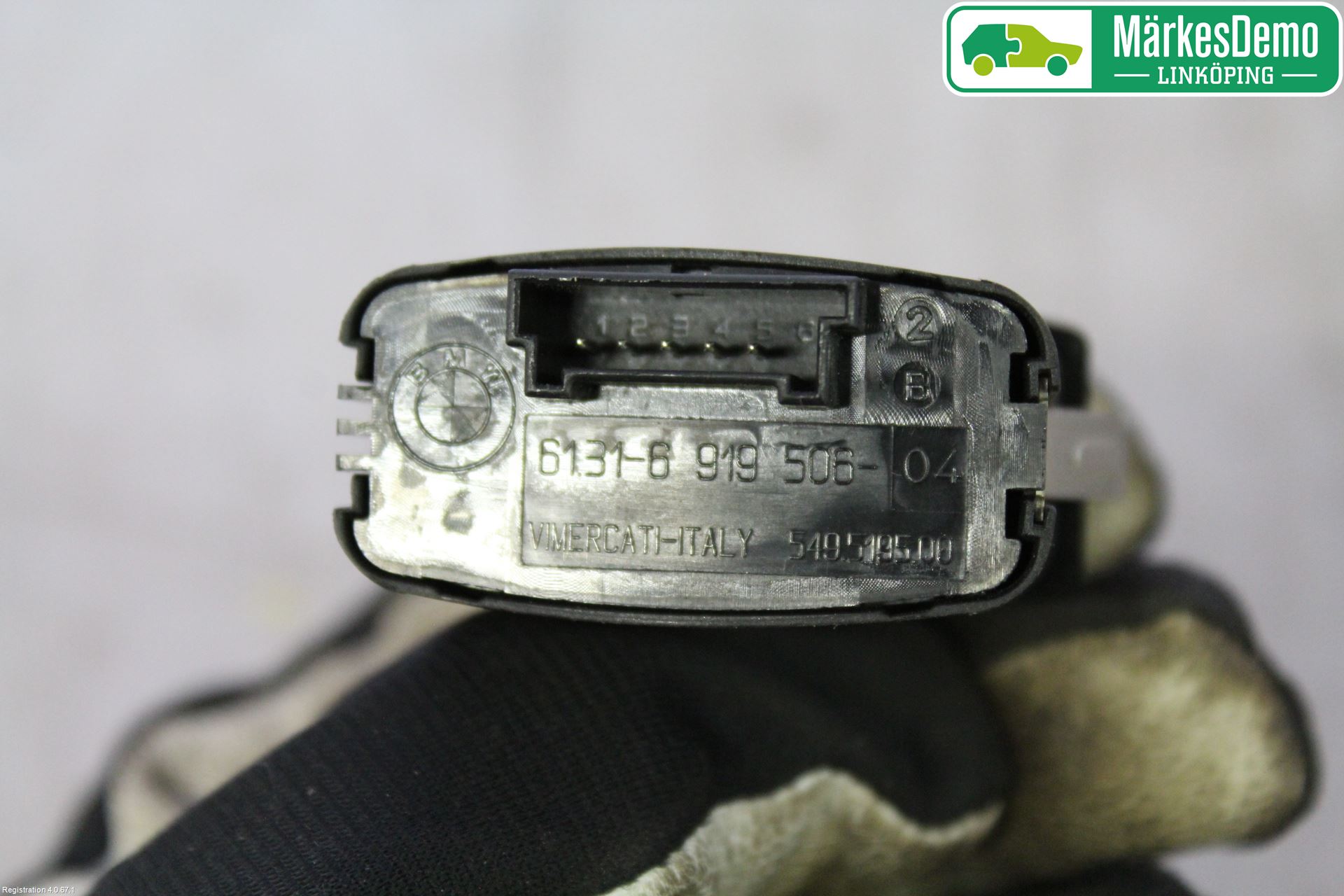 BMW 6 E63/64    02-10 Strömställare Varnings