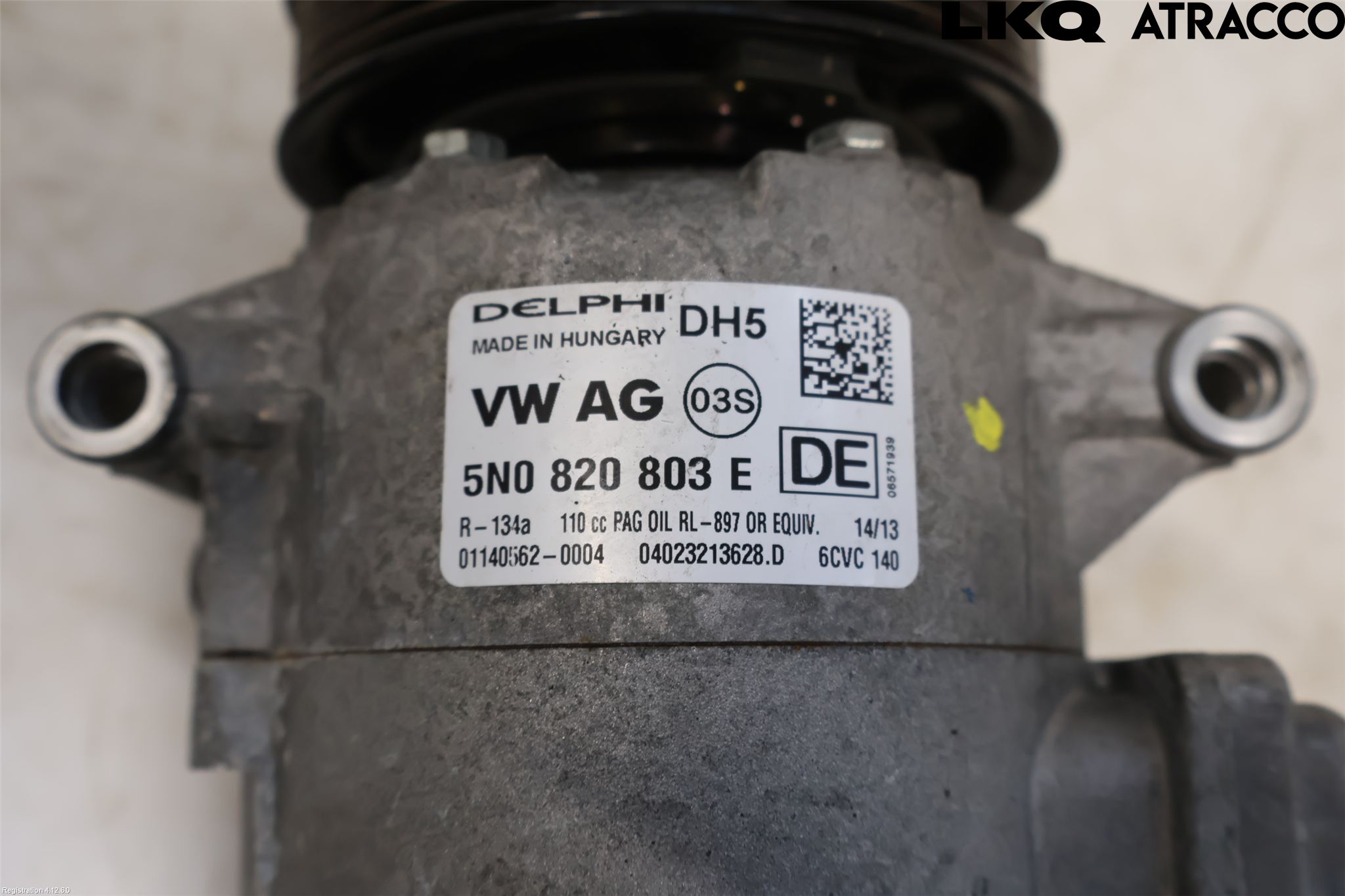 Volkswagen VW PASSAT 11-14 Ac Kompressor