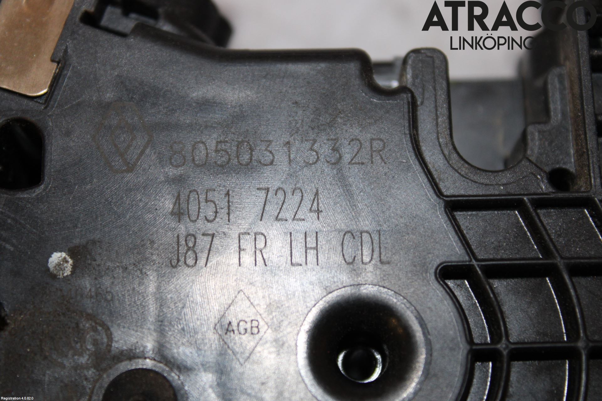 Renault CAPTUR 13-19 Låskista-Dörrlås