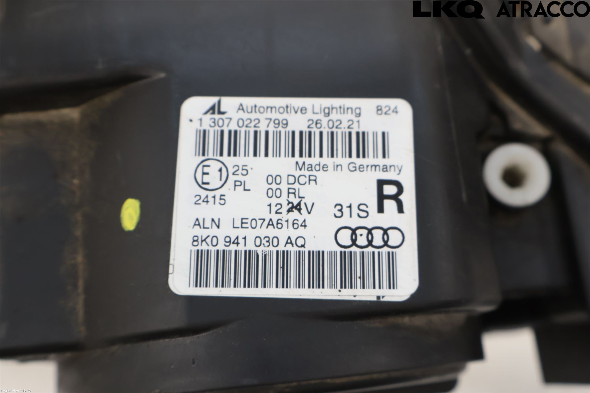 Audi A4/S4 08-11 Strålkastare Höger