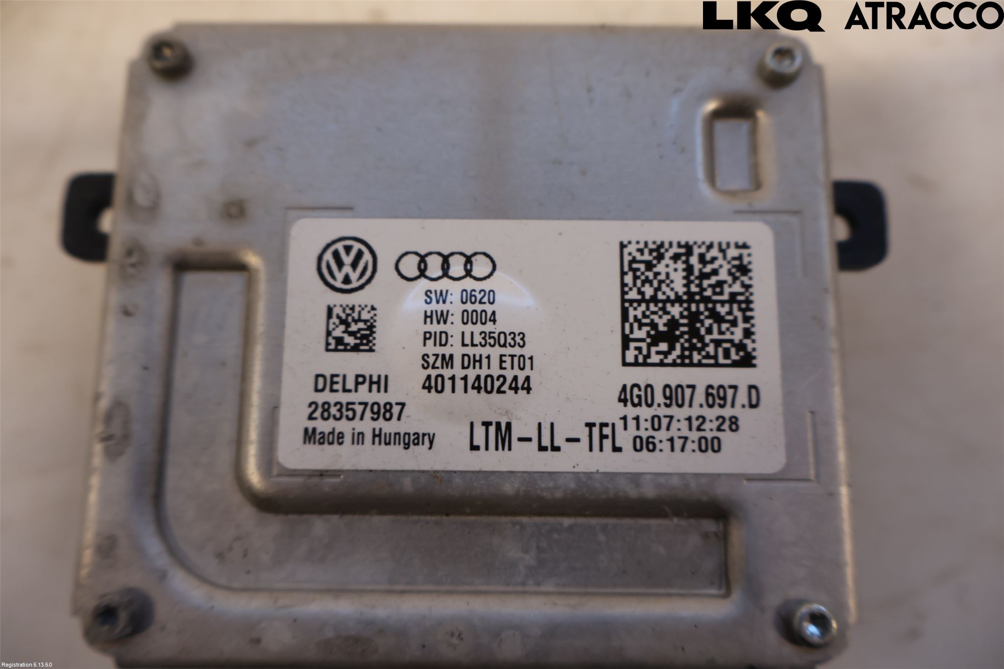 Audi A4 12-15 Styrenhet Strålkastare