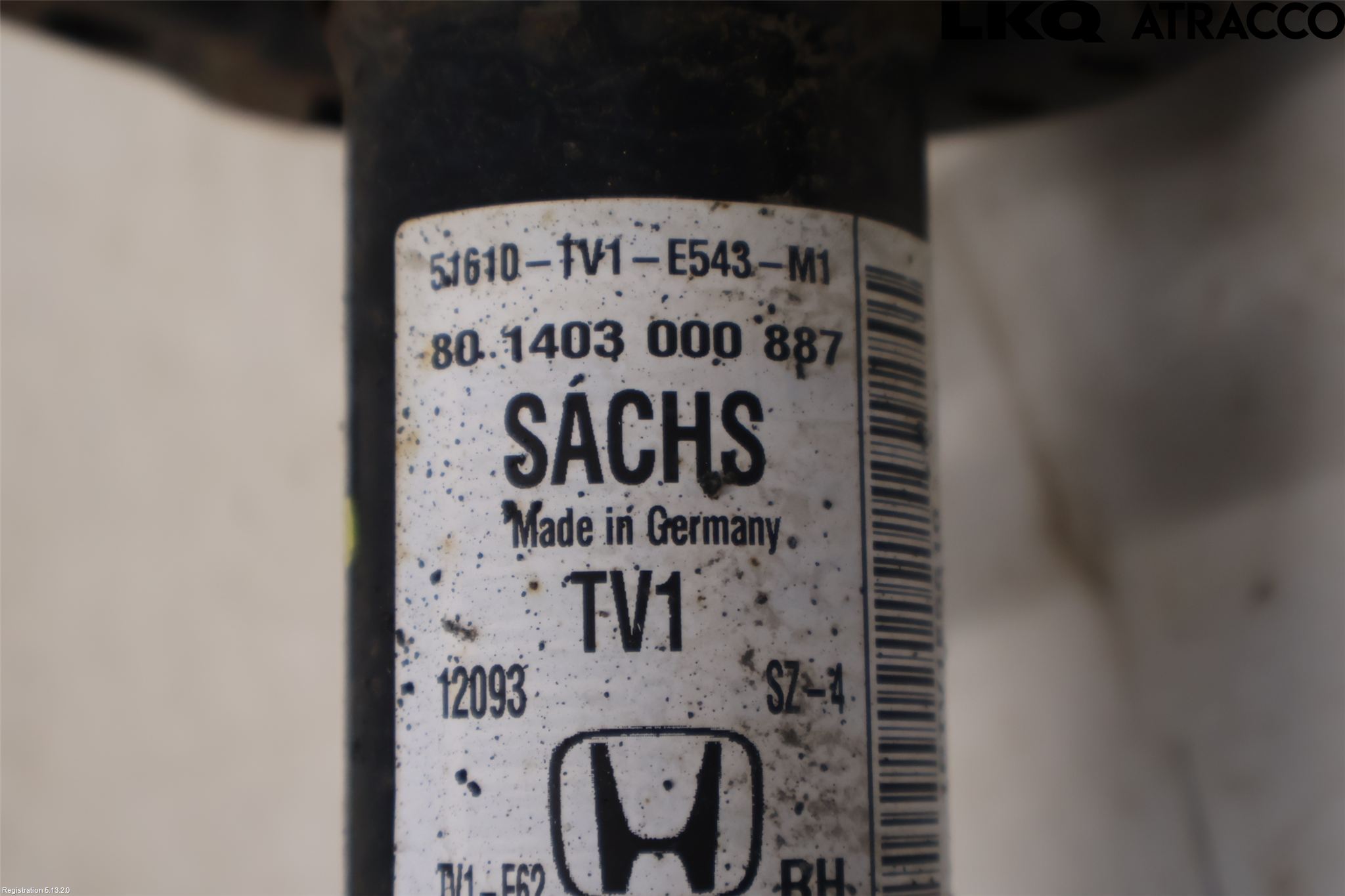 Honda CIVIC 12-16 Fjäderben Fram Höger