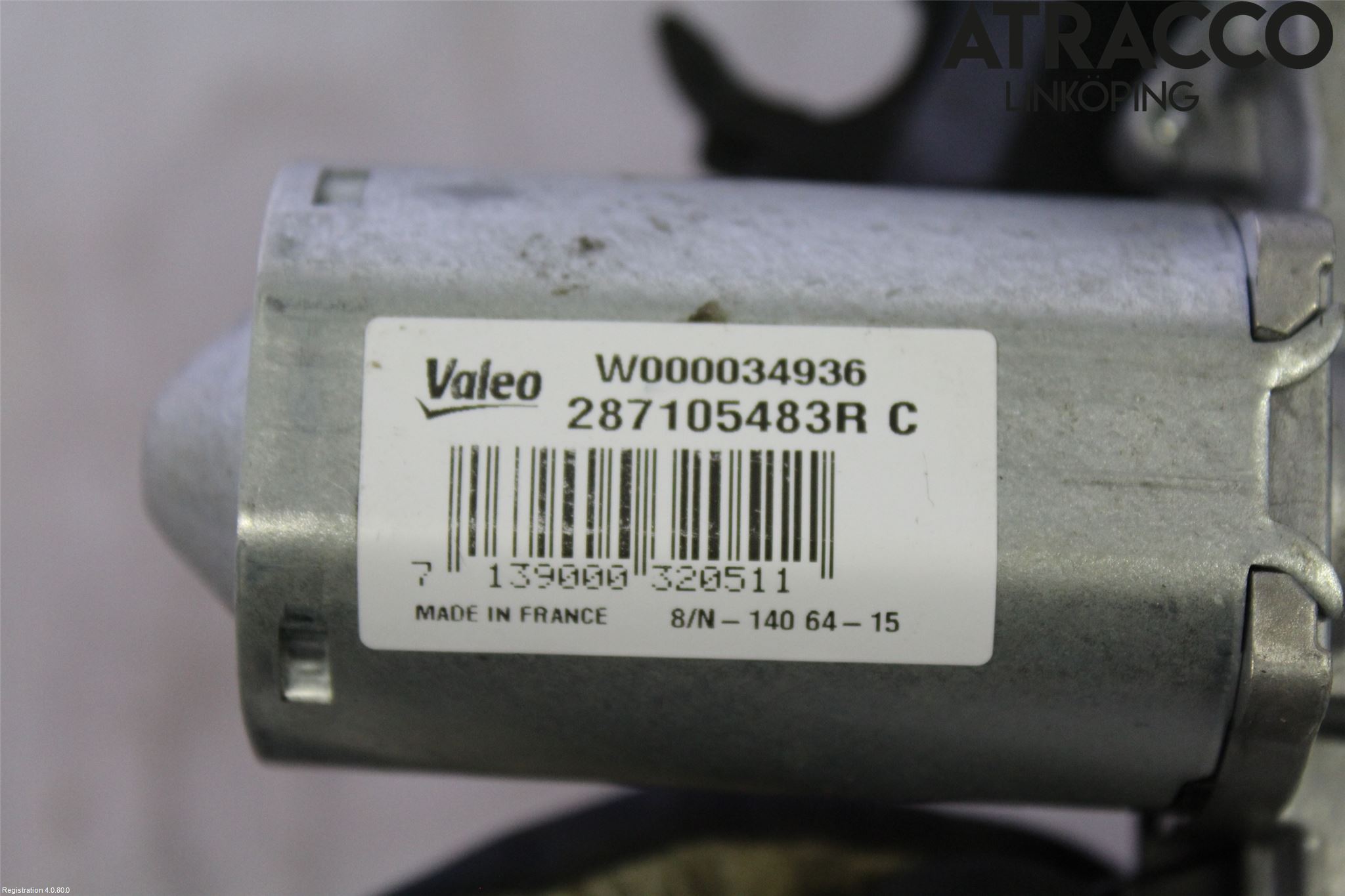 Dacia SANDERO/STEPWAY 13-20 Torkarmotor Baklucka