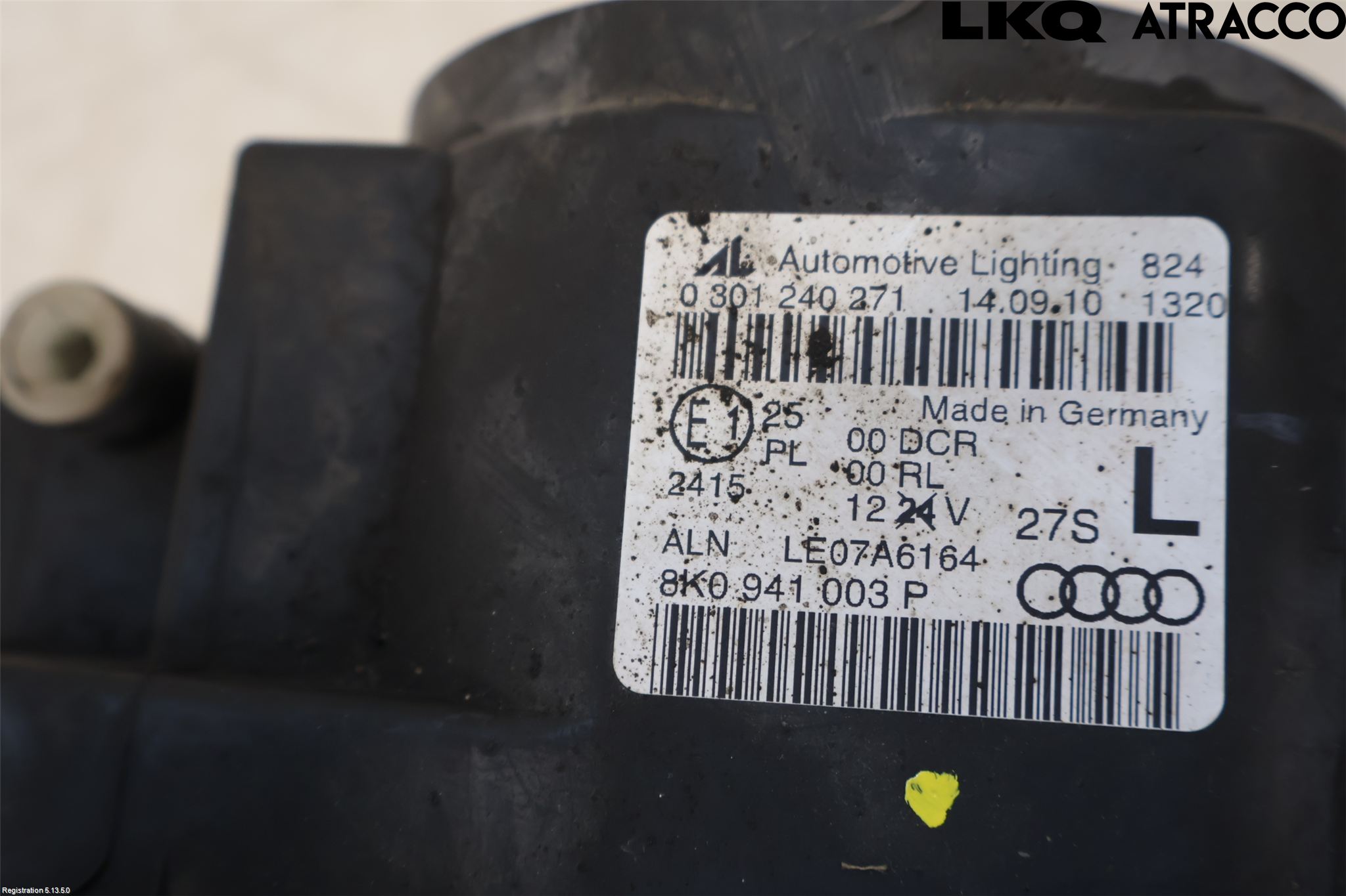 Audi A4/S4 08-11 Strålkastare Vänster