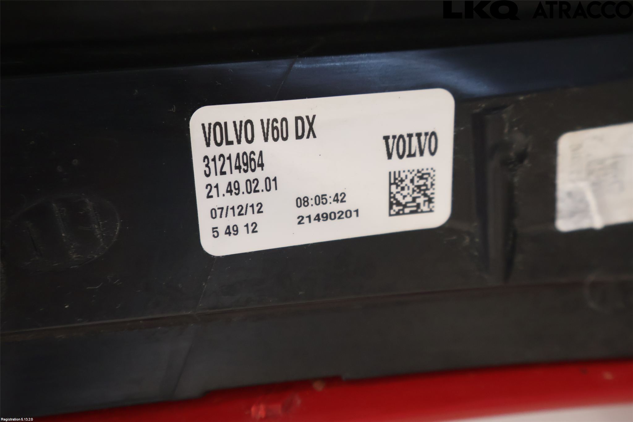 Volvo V60 11-13 Bakljus Höger