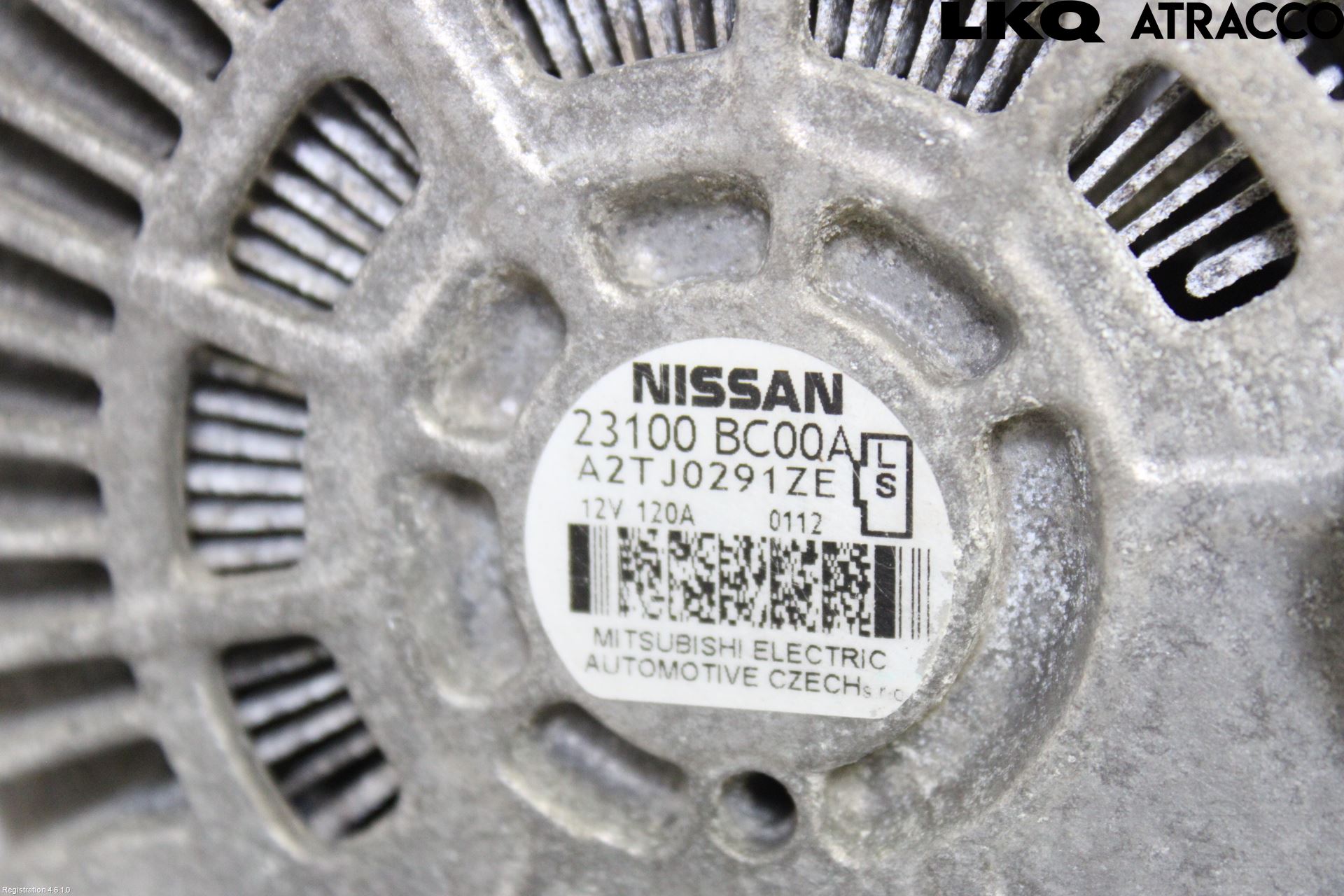 Nissan QASHQAI 10-14 Generator