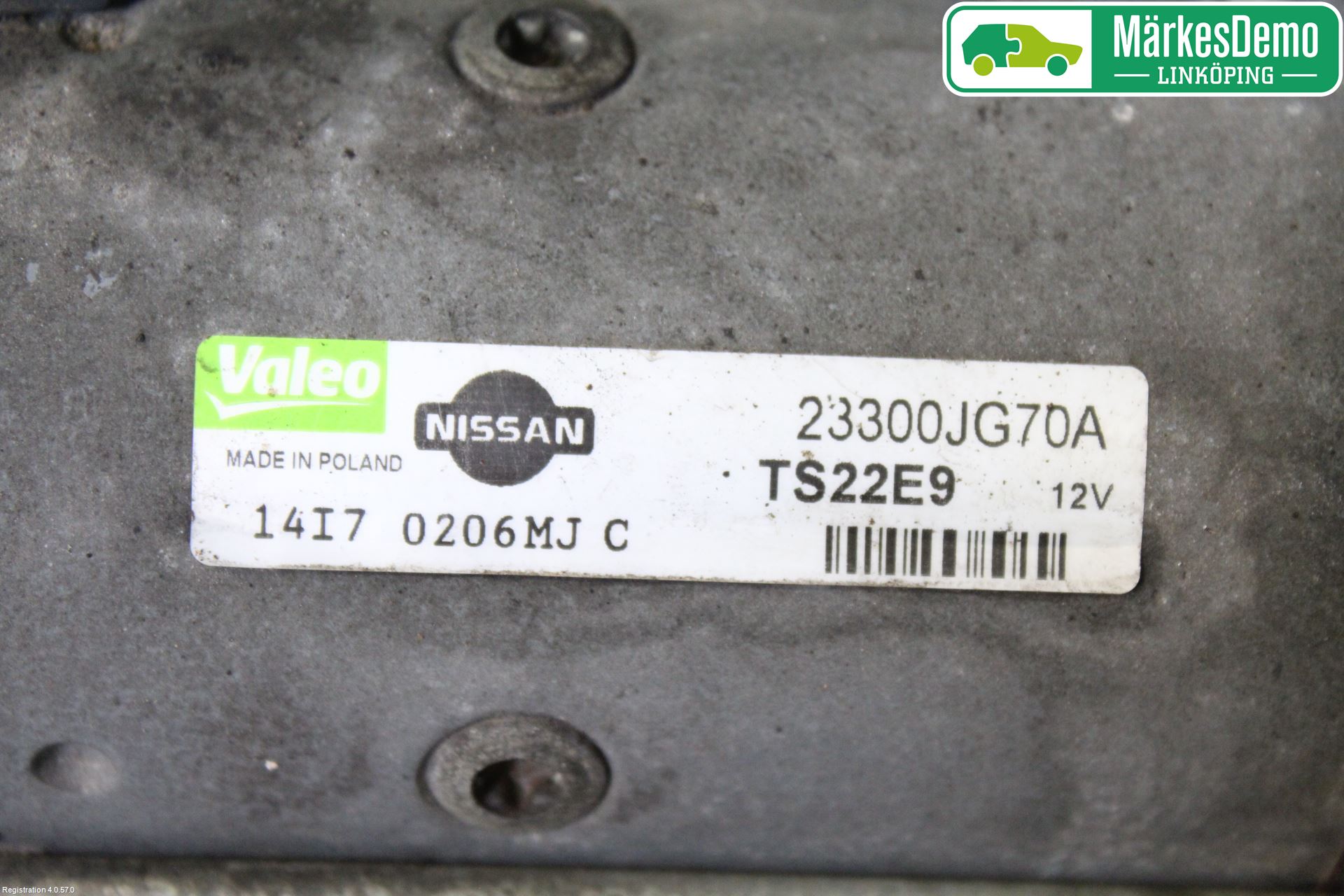 Nissan QASHQAI   07-10 Startmotor Diesel