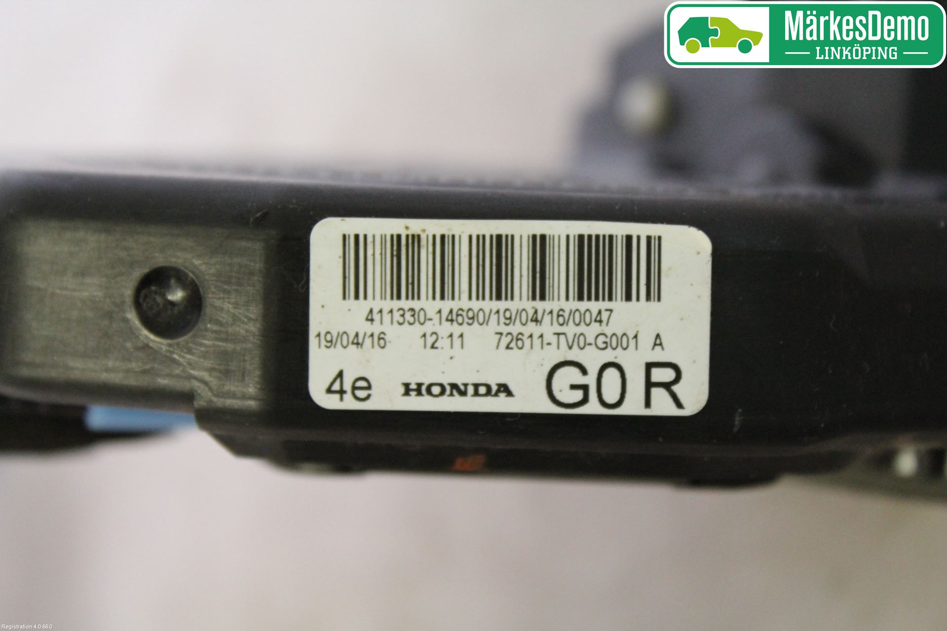 Honda CIVIC 12-16 Låskista-Dörrlås