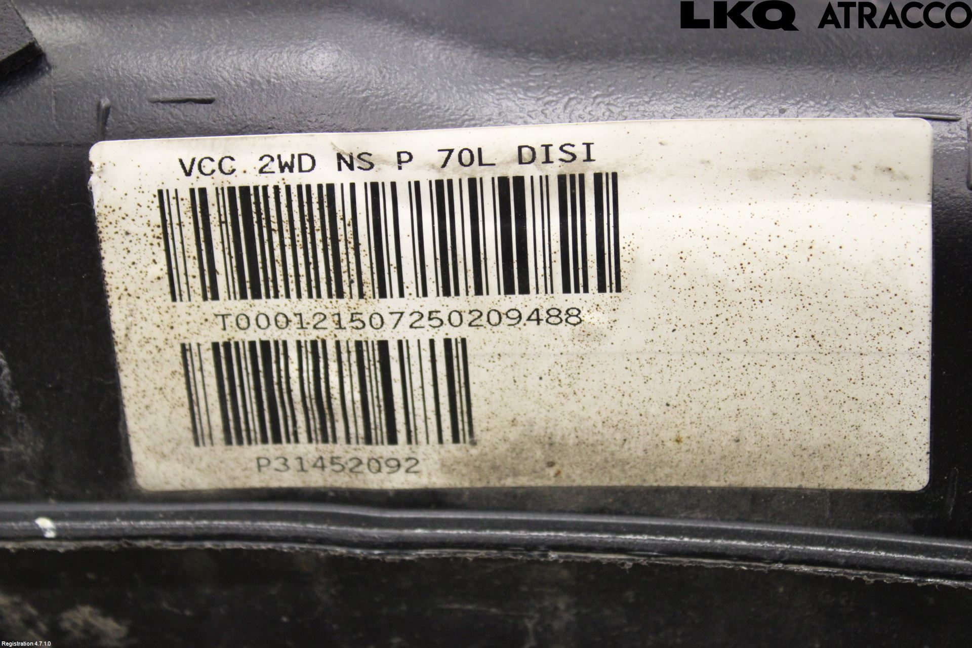 Volvo V70 14-16 Bränsletank